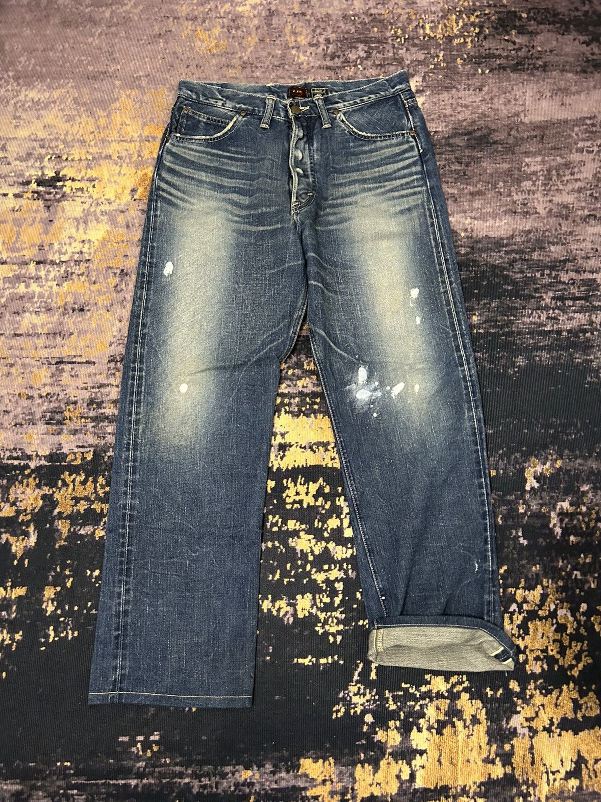Lee Lee Riders X Okuda Japan Selvedge Jeans Size US 32 / EU 48 - 2 Thumbnail
