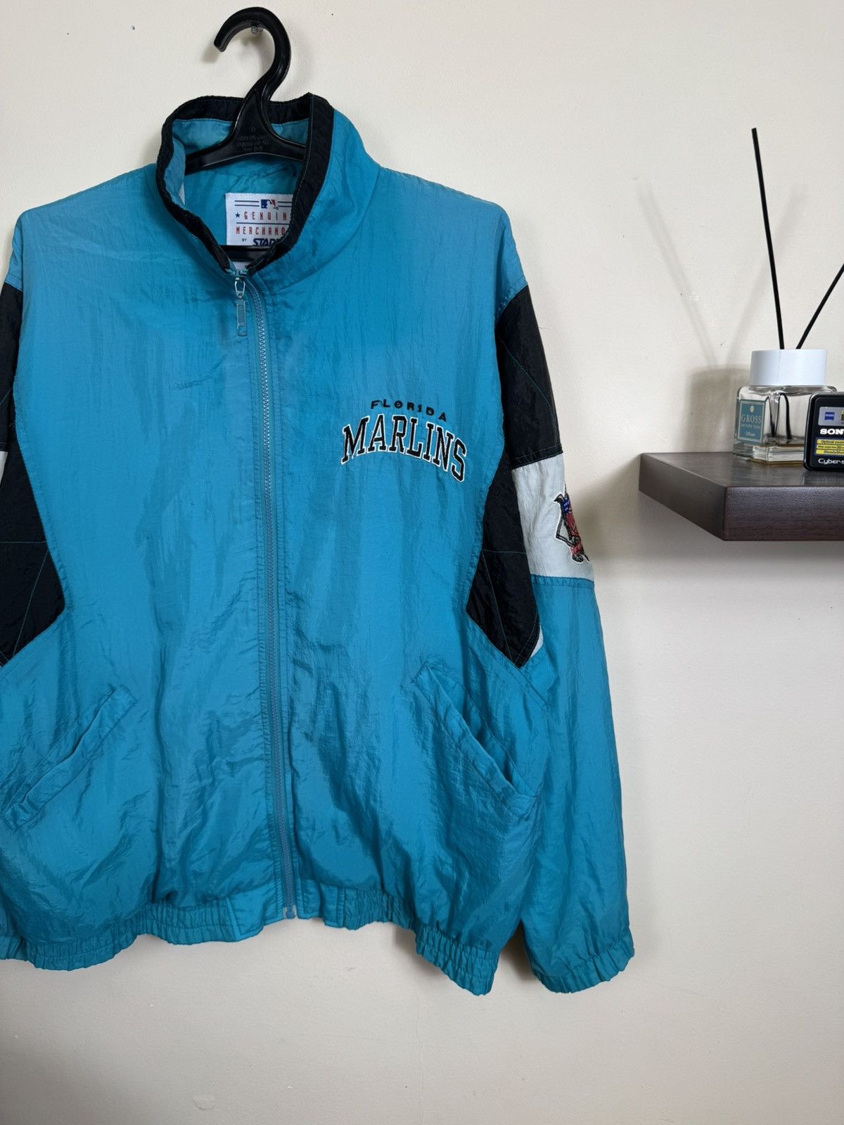 Starter Vintage Florida Marlins Starter Jacket Nylon MLB L Size US L / EU 52-54 / 3 - 12 Thumbnail