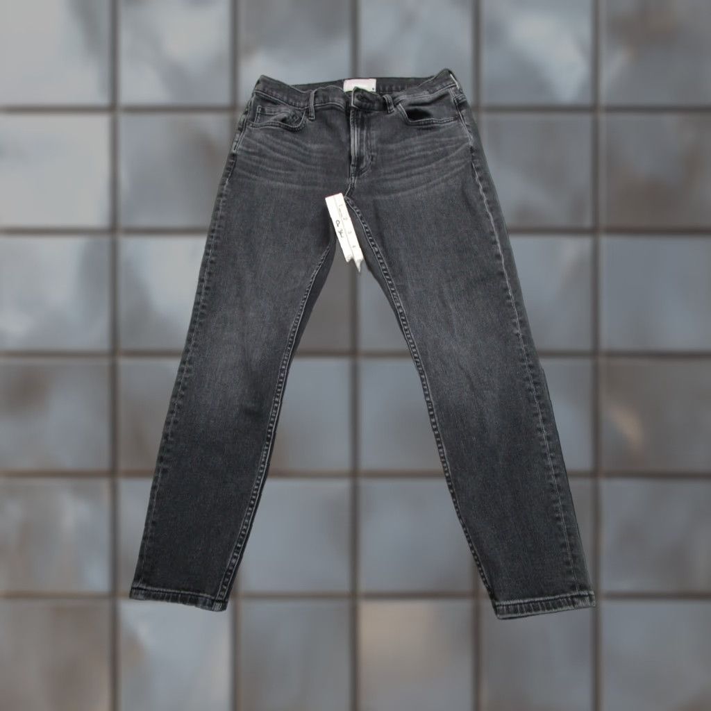 Everlane Everlane Women's Jeans 29 Black Ankle Skinny Mid Rise Stretch Denim Pants Size 29" - 1 Thumbnail