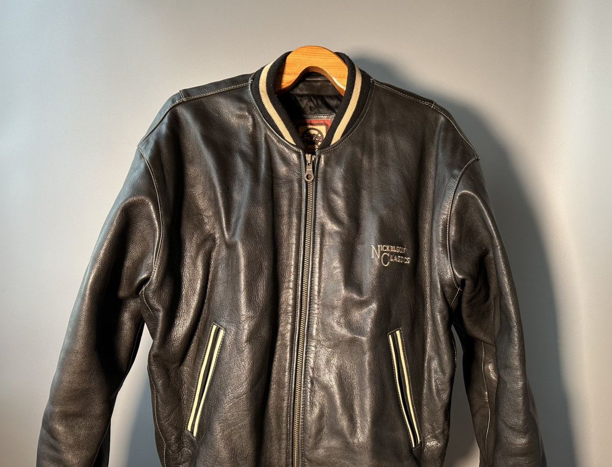 Vintage Nickelson Classic vintage leather jacket made in Asia Size US XL / EU 56 / 4 - 6 Thumbnail