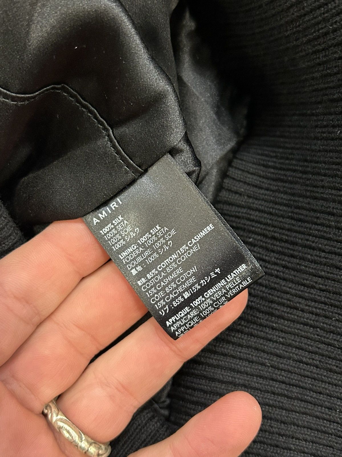 Amiri Amiri Forever Silk Bomber Jacket Size US L / EU 52-54 / 3 - 4 Thumbnail