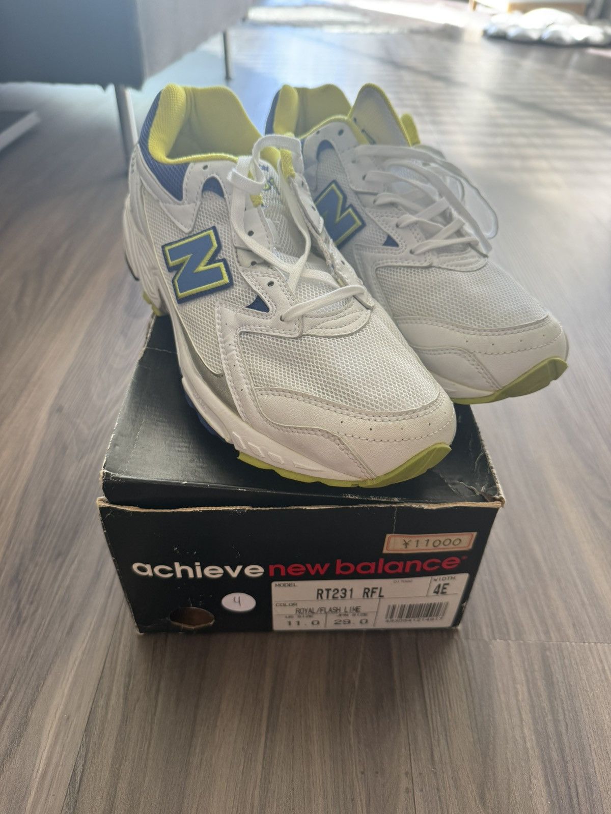 New Balance New Balance RT231 Royal Flash Line White Blue Lime Men’s 11 Size US 11 / EU 44 - 1 Thumbnail
