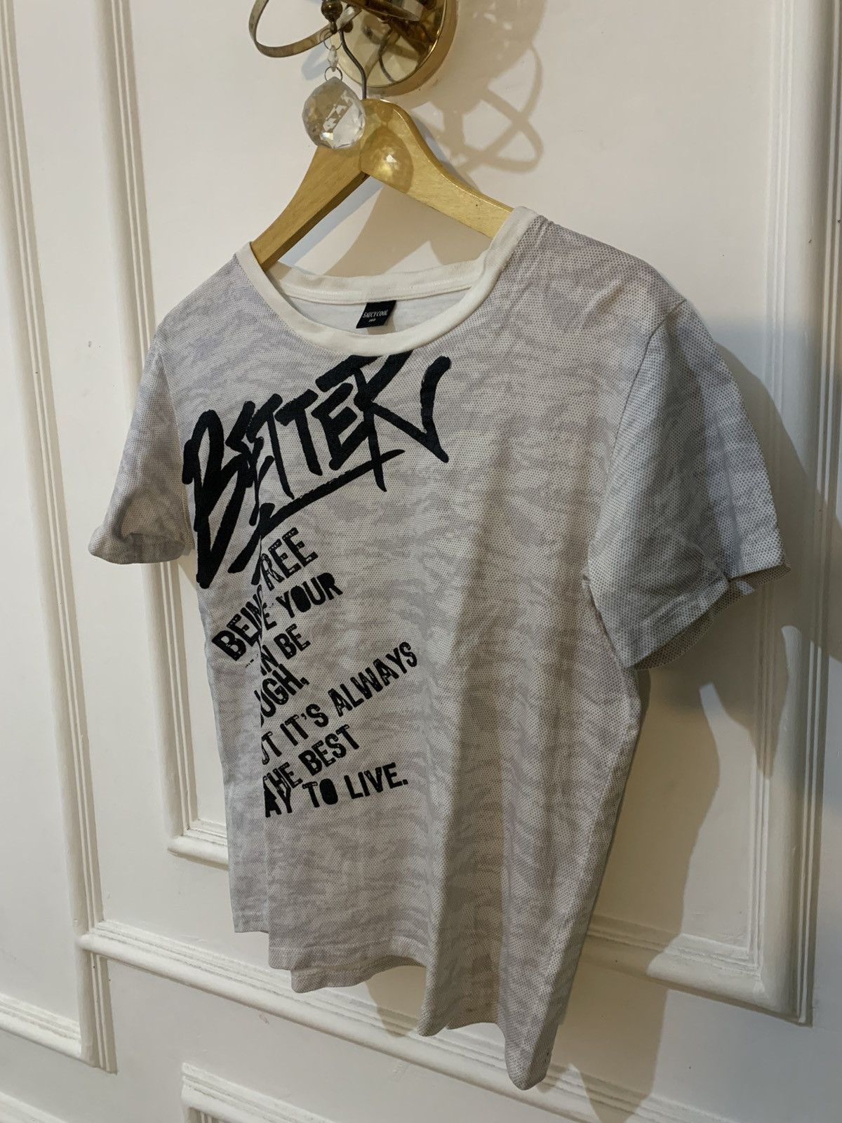 Japanese Brand 2000s Saucy cool • Japanese poem Harajuku punk gothic styel Size US M / EU 48-50 / 2 - 2 Thumbnail