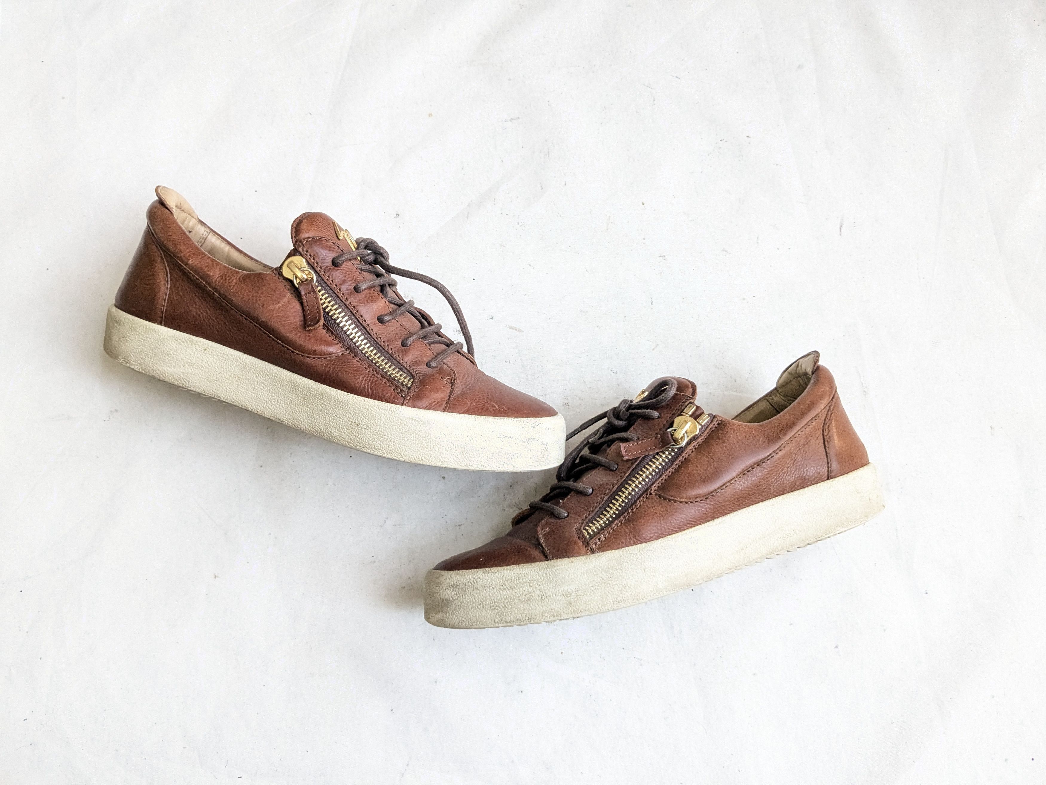Giuseppe Zanotti Giuseppe Zanotti Sneakers Brown 9.5 42.5 Size US 9.5 / EU 42-43 - 1 Thumbnail
