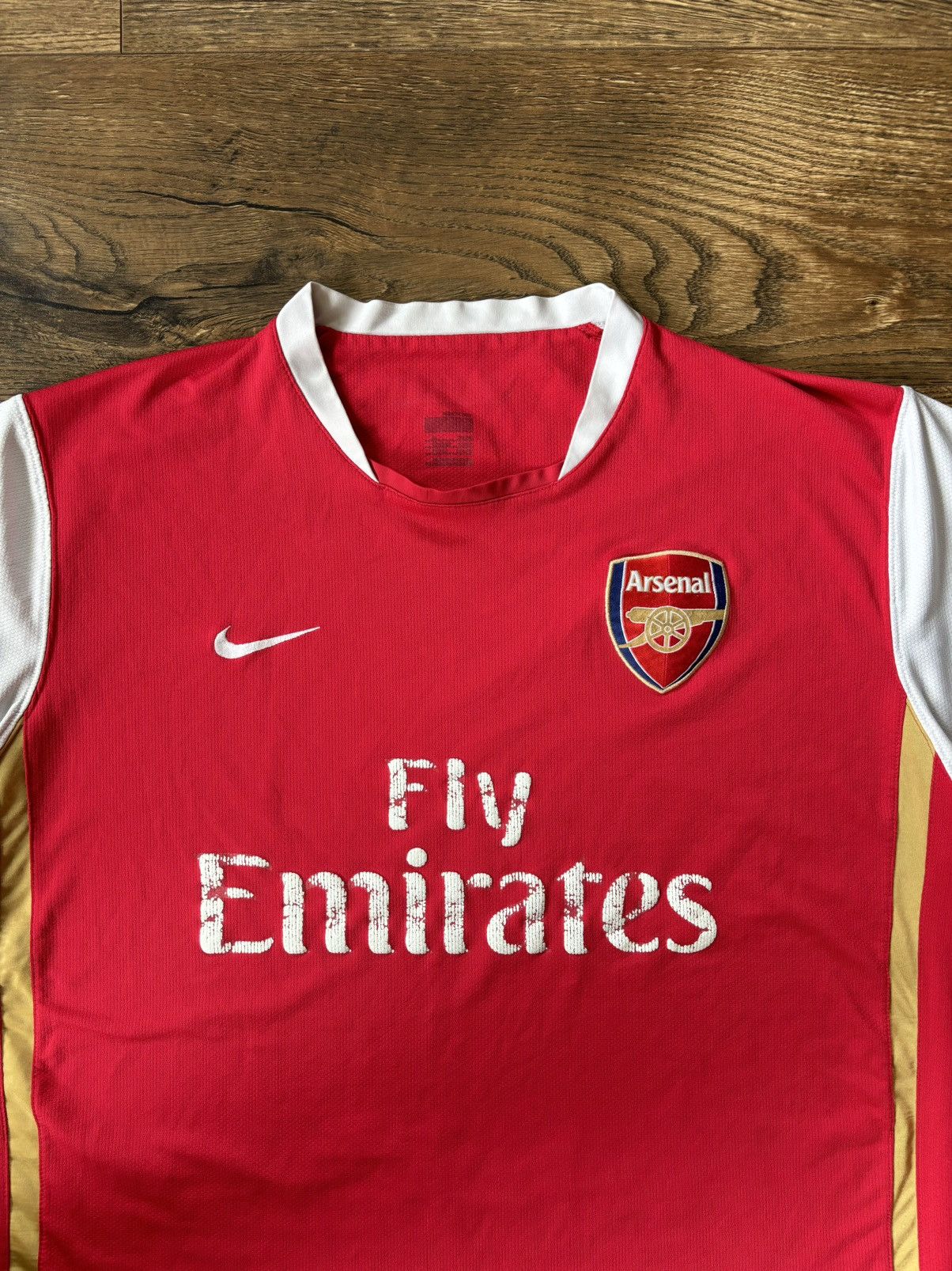 Vintage Arsenal Home Shirt 2006/2008 Short Sleeve Mens UK XL Nike Size US XL / EU 56 / 4 - 2 Thumbnail