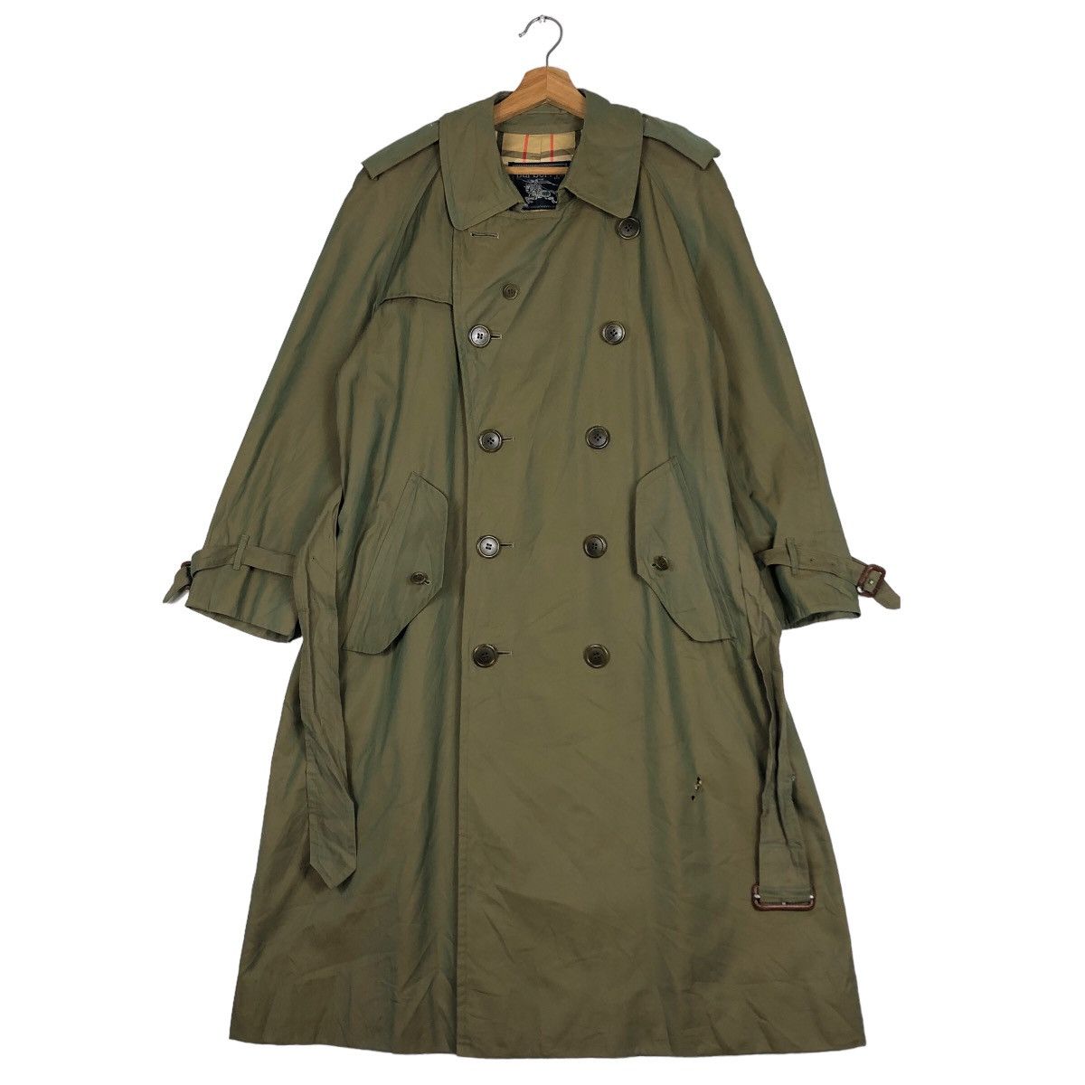Burberry 🔥Vintage Burberrys Long Jacket Roped Bondage Nova Check Size US M / EU 48-50 / 2 - 1 Thumbnail