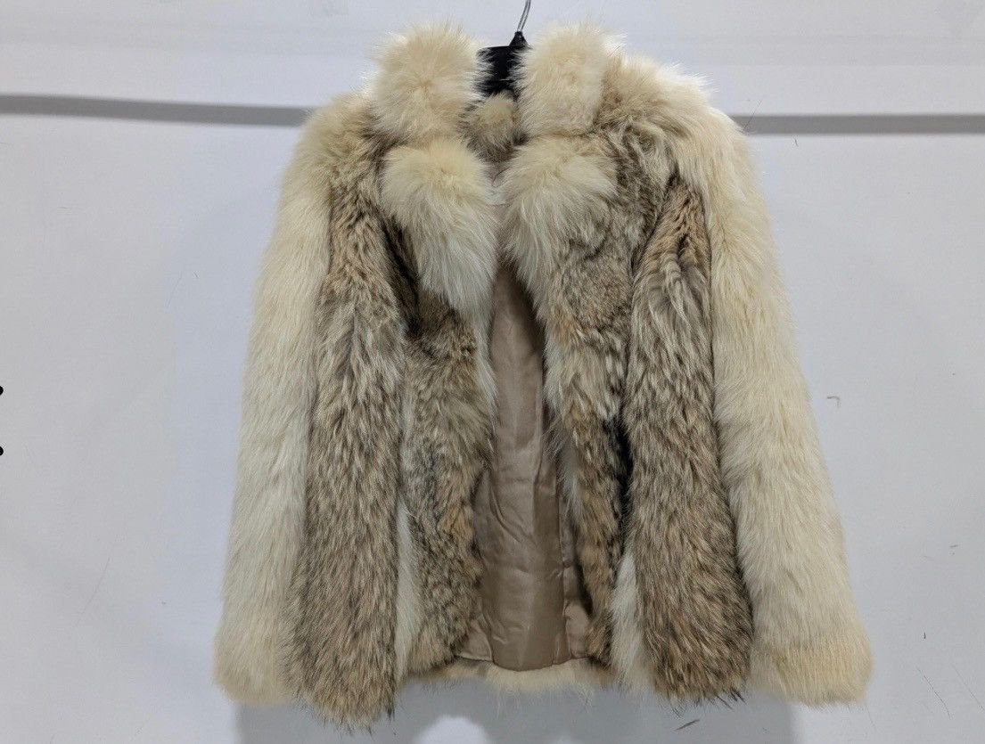 Other Vintage Dittrick White Fox Fur Jacket Size M / US 6-8 / IT 42-44 - 1 Thumbnail
