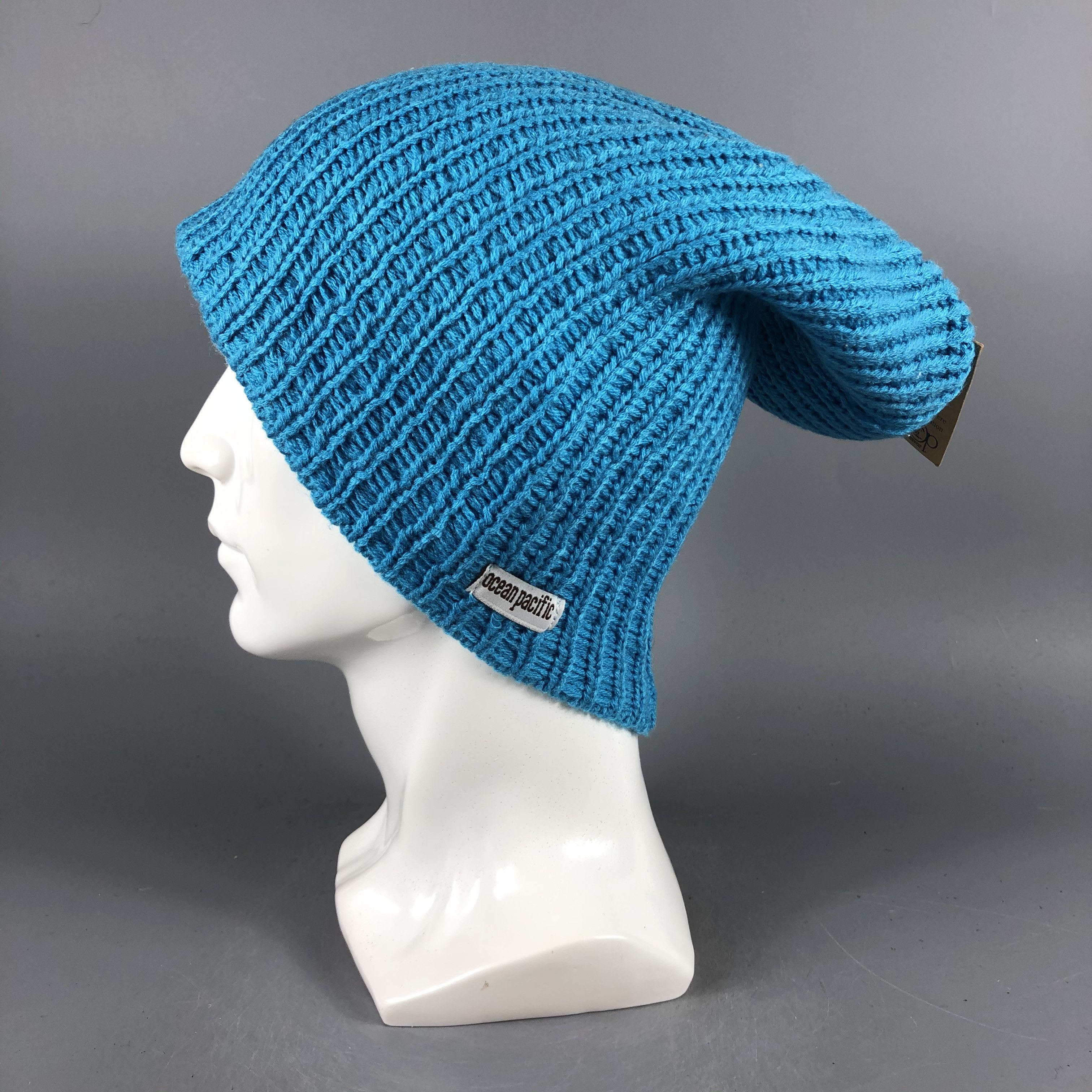 Ocean Pacific × Vintage NOS Ocean Pacific Slouchy Beanie Snow Hat Snow Cap -D943 Size ONE SIZE - 1 Thumbnail