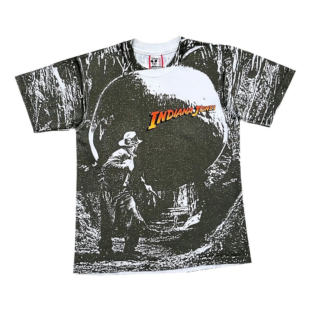 Disney Indiana Jones 90s Raiders Lost Ark Vtg LucasFilm Movie Tee Size US S / EU 44-46 / 1 - 1 Thumbnail
