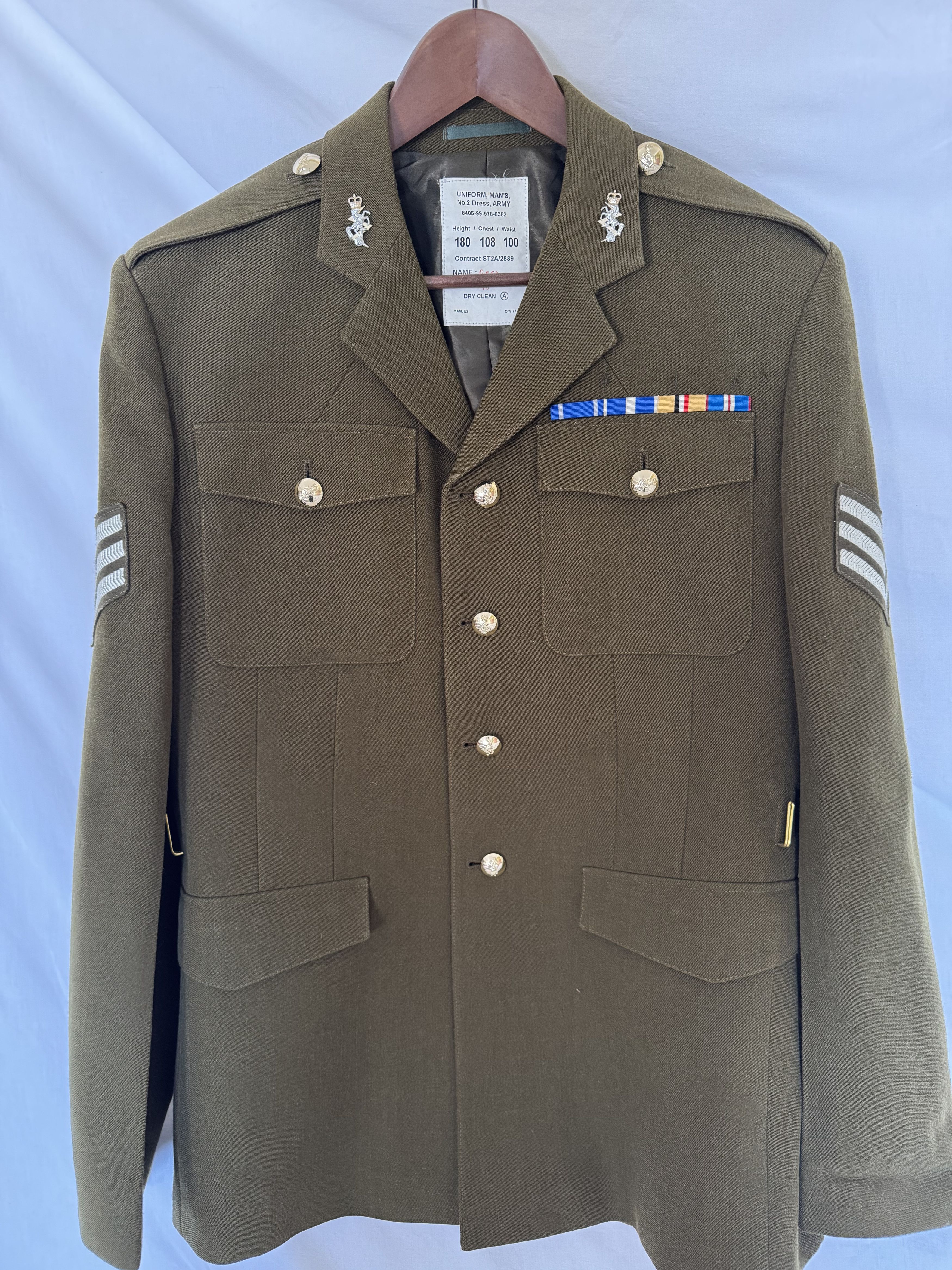 Vintage Authentic Vintage British Military Jacket Size US L / EU 52-54 / 3 - 6 Thumbnail