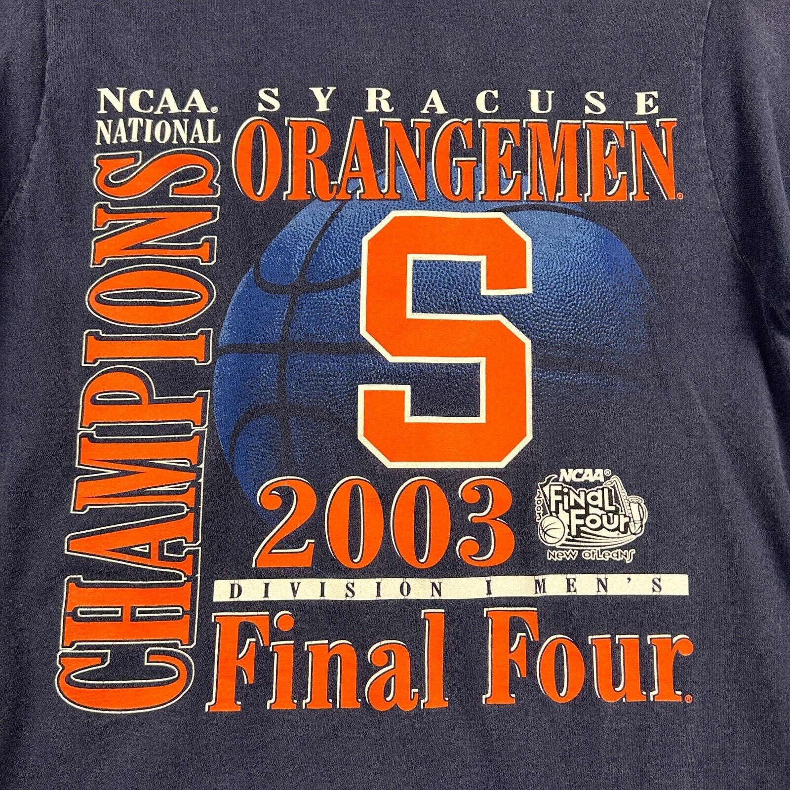 Gear for Sports VINTAGE 2003 | Syracuse Orangemen Final Four T-Shirt sz S-M Size US M / EU 48-50 / 2 - 3 Thumbnail