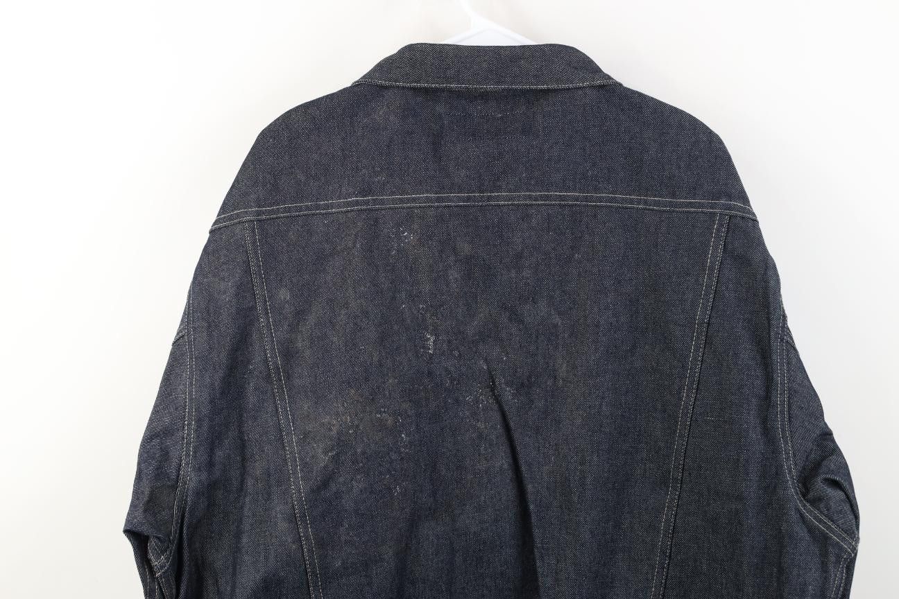 Vintage Deadstock Vintage 90s Streetwear Jean Trucker Jacket Blue Size US XL / EU 56 / 4 - 16 Thumbnail