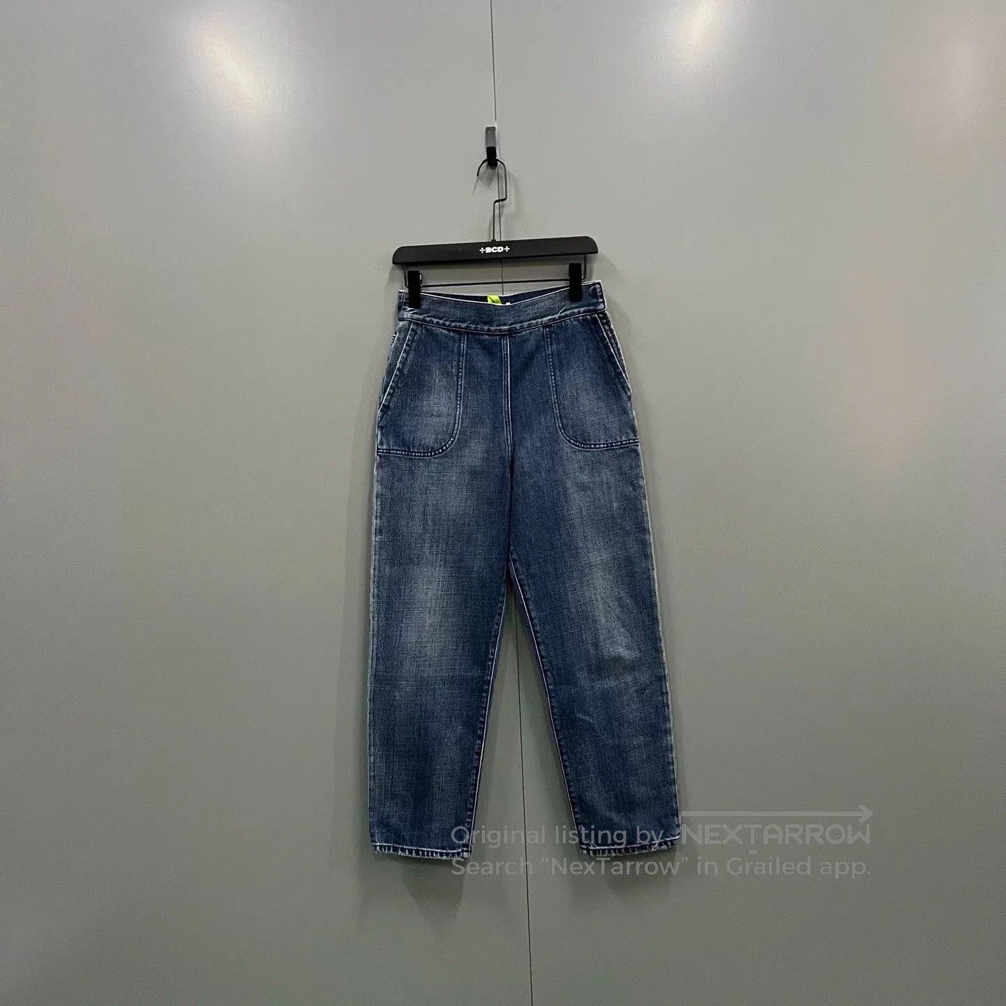 Dior blue wide-leg denim jeans by Dior. Size US 38 / EU 54 - 1 Thumbnail