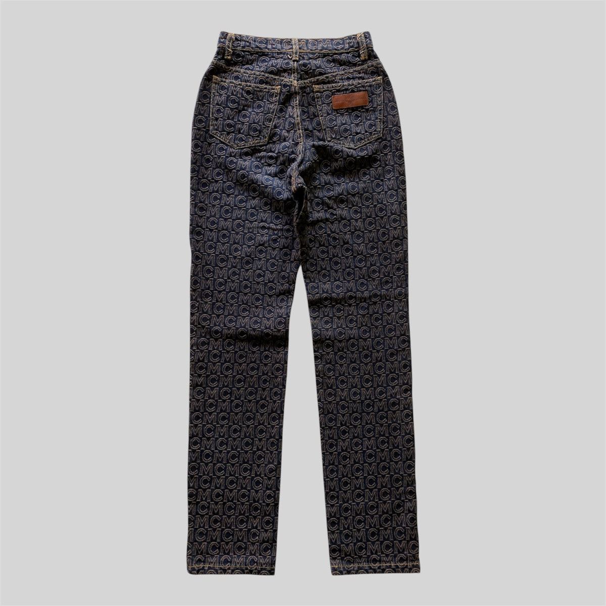 MCM × Vintage Vintage 90s Monogram MCM Jeans Size 24" / US 00 / IT 34 - 11 Thumbnail