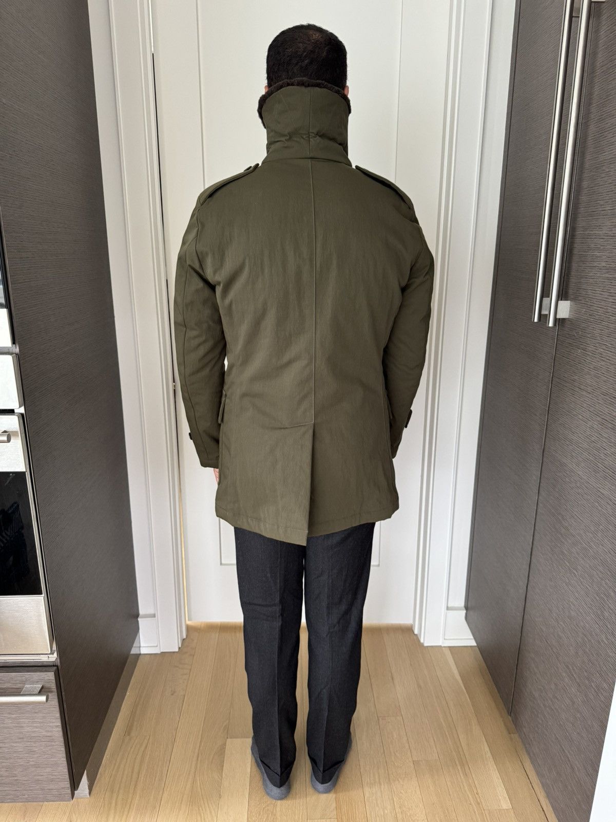 Aspesi Military inspired peacoat with fur Size US M / EU 48-50 / 2 - 25 Thumbnail