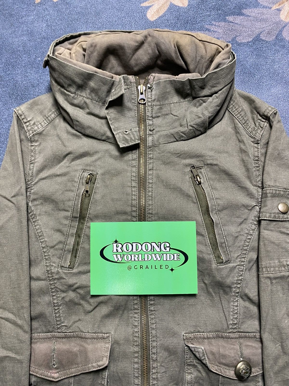 Vintage VINTAGE BACK NUMBER TACTICAL JACKET MILITARY TROOP Size US S / EU 44-46 / 1 - 2 Thumbnail
