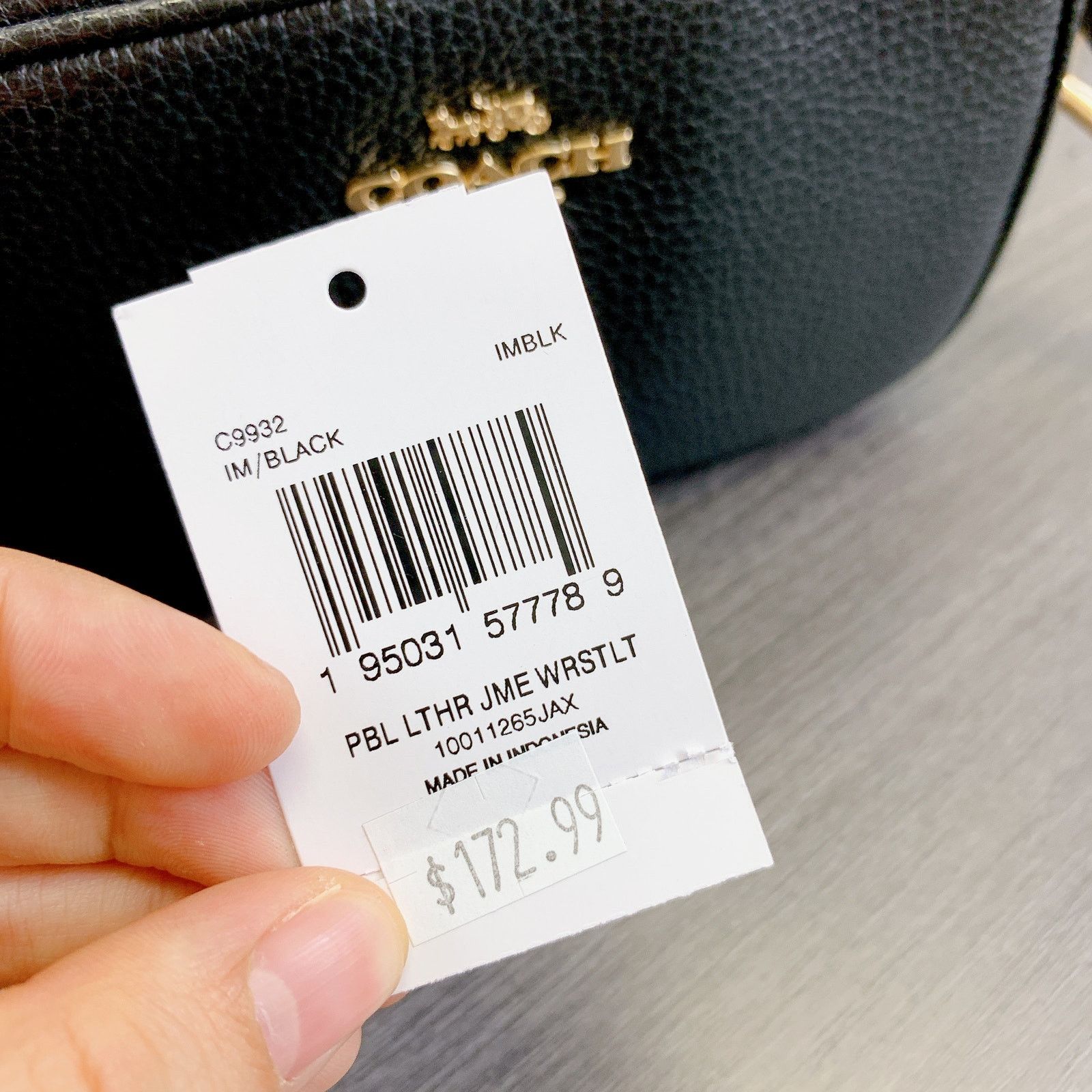 Coach (E)Coach C9932 Jamie Wristlet In Gold/Black Size ONE SIZE - 7 Thumbnail
