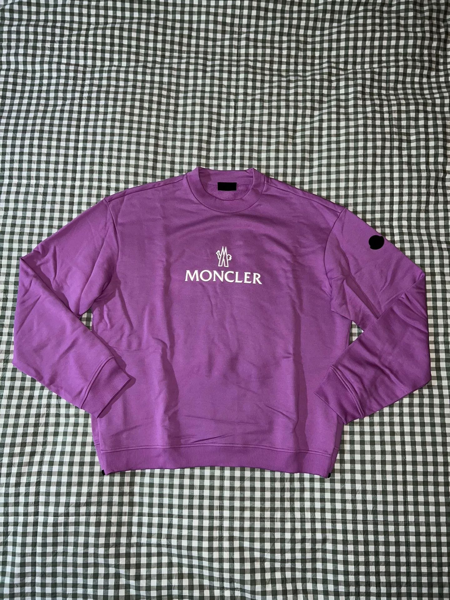Moncler moncler maglia high-end sweatshirt in purple Size M / US 6-8 / IT 42-44 - 1 Thumbnail