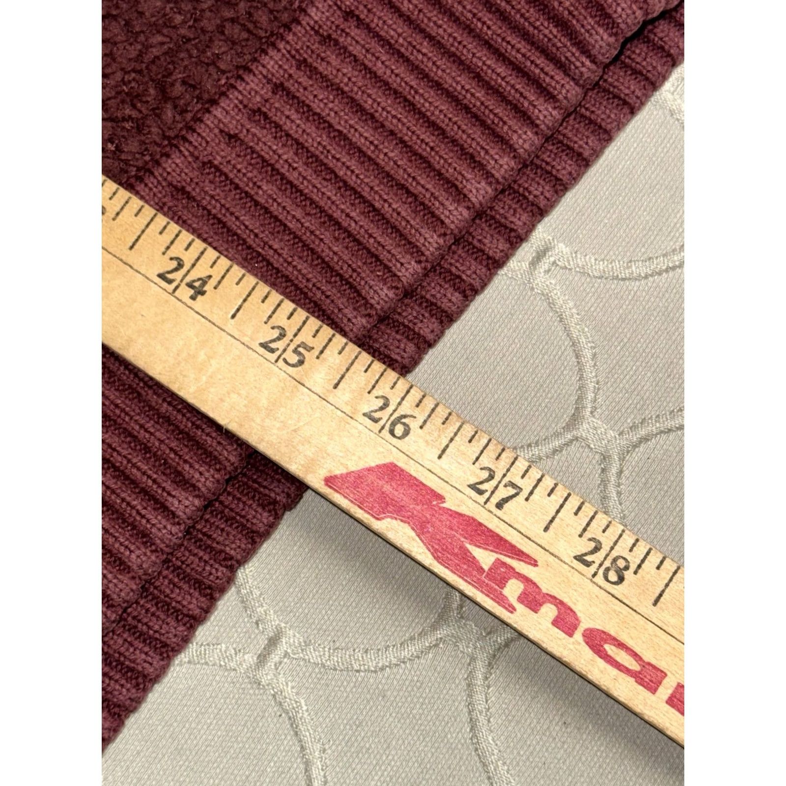 Vintage Barefoot Dreams Sweater Womens XL Burgundy CozyChic Half Zip Pullover Soft Knit Size XL / US 12-14 / IT 48-50 - 7 Thumbnail