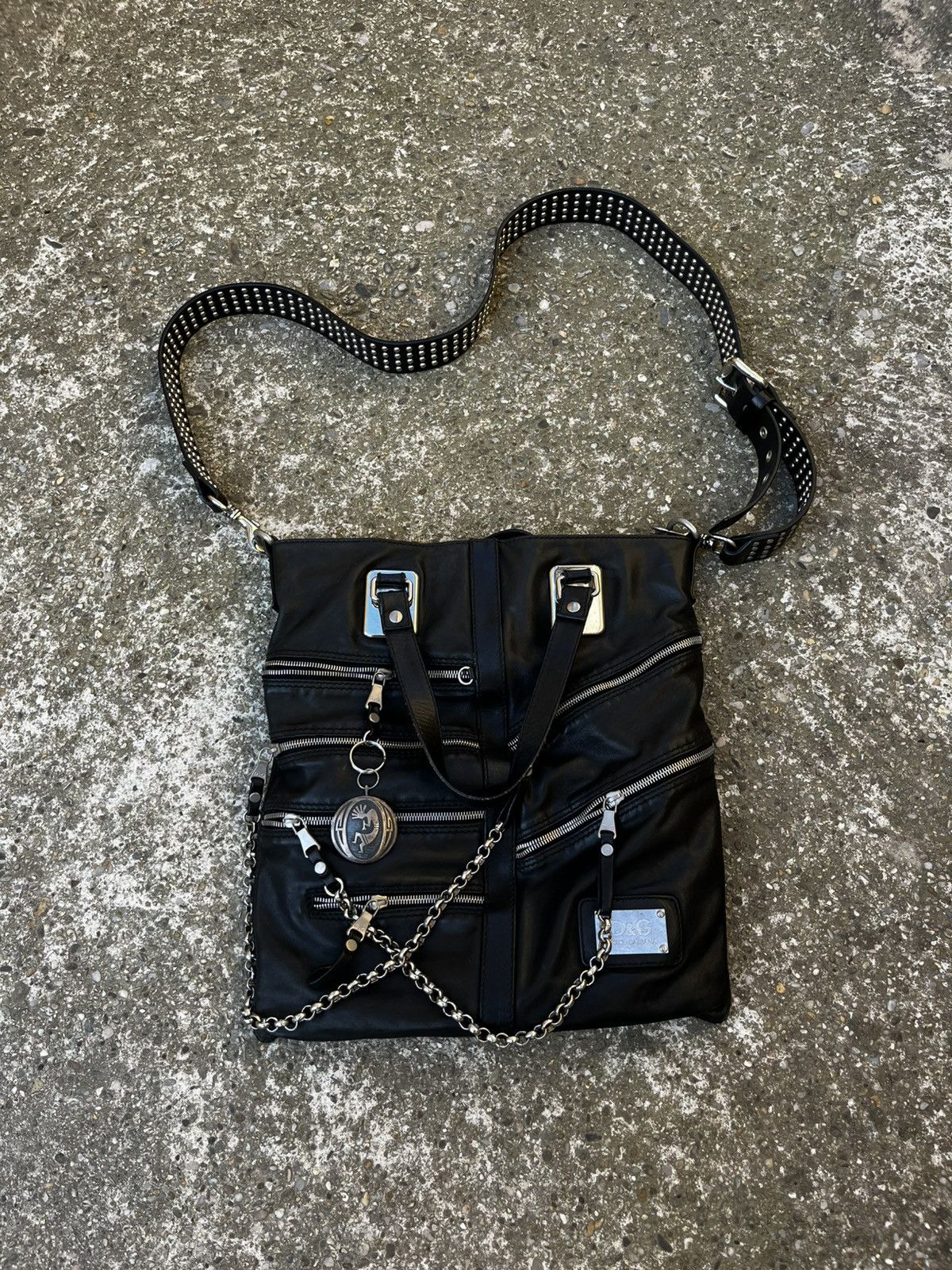 Dolce & Gabbana AW2003 Dolce Gabbana Vintage Bag Chains & Studded Strap Size ONE SIZE - 1 Thumbnail