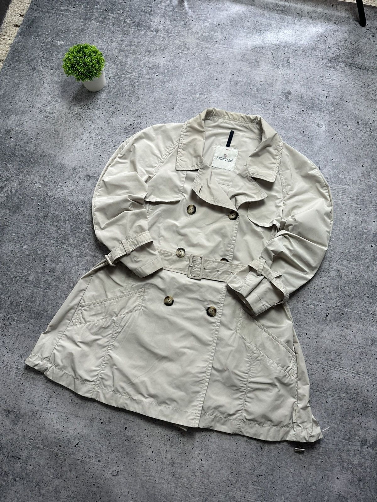 Moncler Moncler Isis Giubbotto Mid Trench Nylon Jacket Coat Size XL / US 12-14 / IT 48-50 - 3 Thumbnail