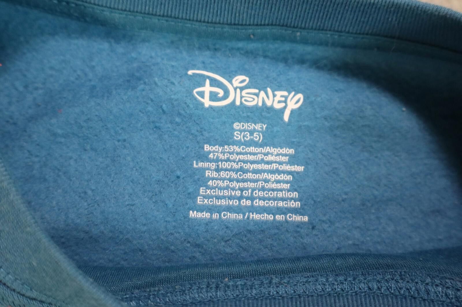 Disney Disney Christmas Lilo Sweatshirt Small 3-5 Blue Light Up Size S / US 4 / IT 40 - 5 Thumbnail