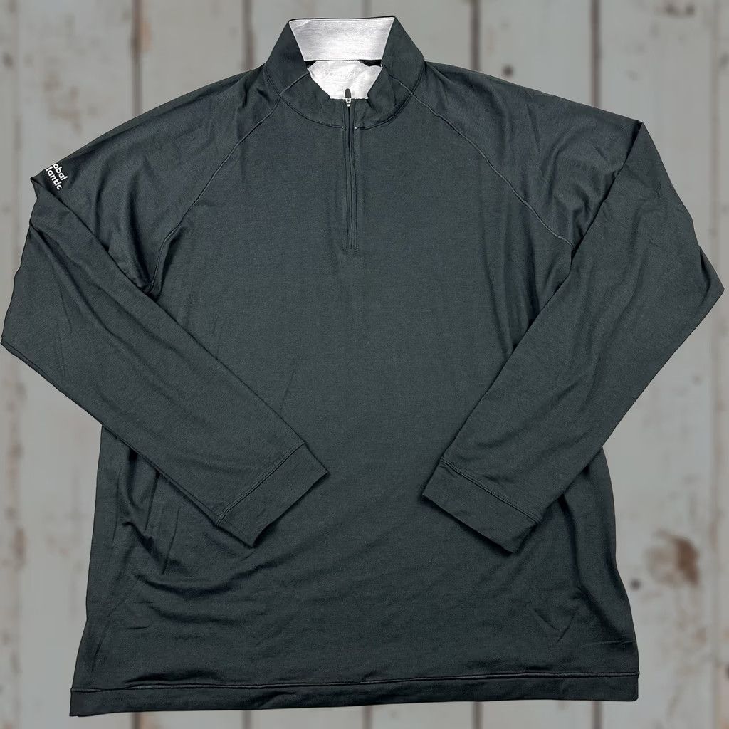 johnnie-O Johnnie-O Sweater Mens Large Black 1/4 Zip Lightweight Performance Sun Protection Size US L / EU 52-54 / 3 - 1 Thumbnail
