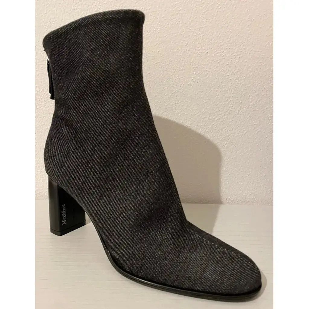 Max Mara Cloth boots, Max Mara Size US 7 / IT 37 - 3 Thumbnail