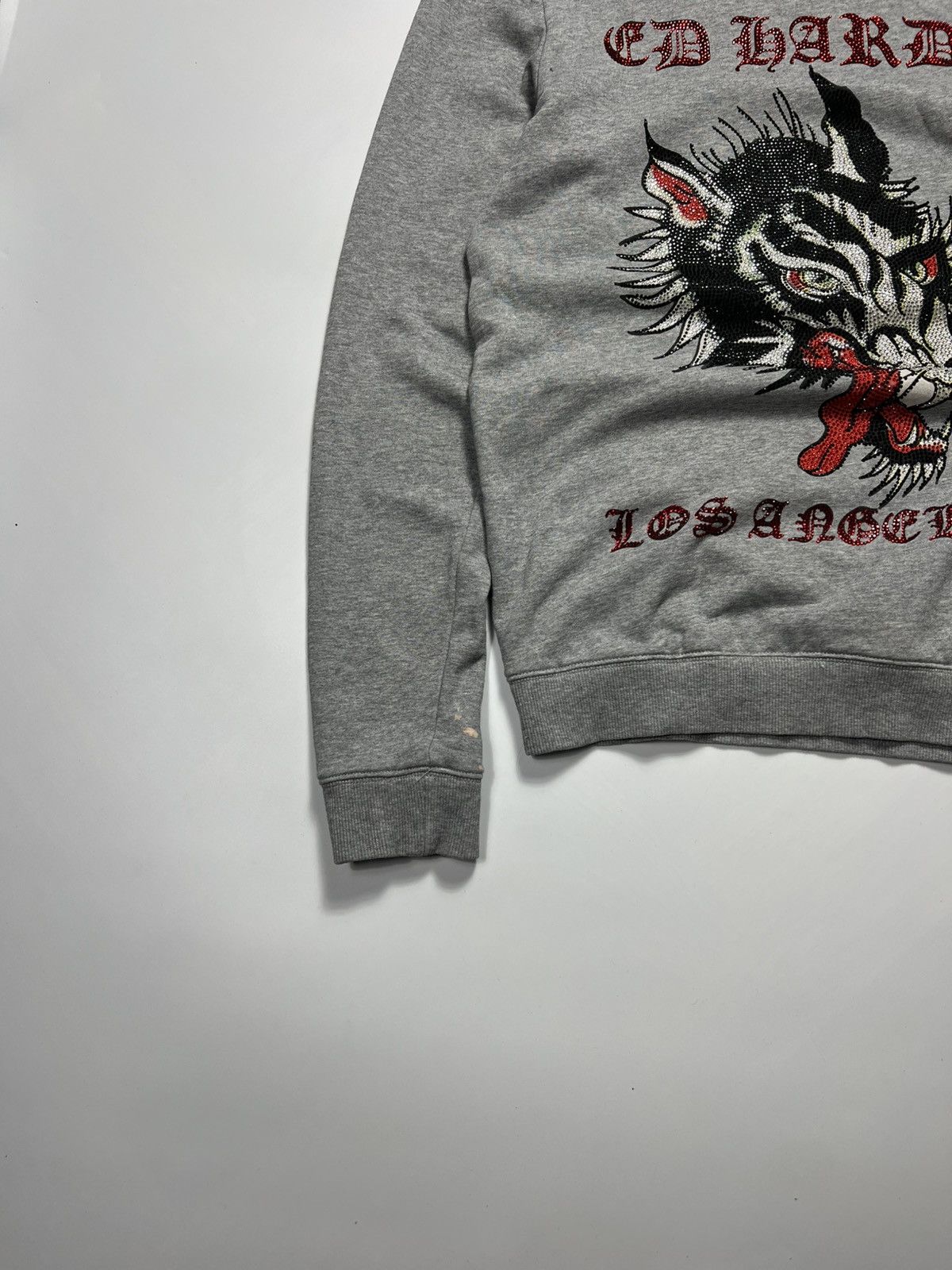Ed Hardy Ed Hardy Big Bad Wolf Logo With Rhinestones Sweatshirt Size US S / EU 44-46 / 1 - 2 Thumbnail