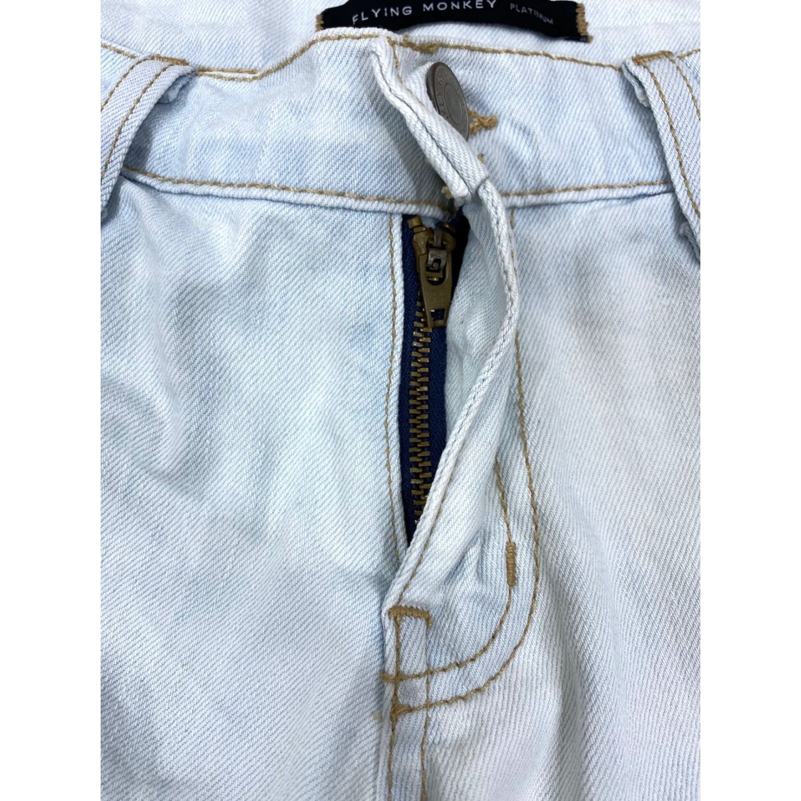 Vintage **Platinum Destructive Light Blue Skinny Jeans Size 27** User: **Destructive Platinum Light Blue Skinny Jeans Size 27** Size 27" / US 4 / IT 40 - 6 Thumbnail