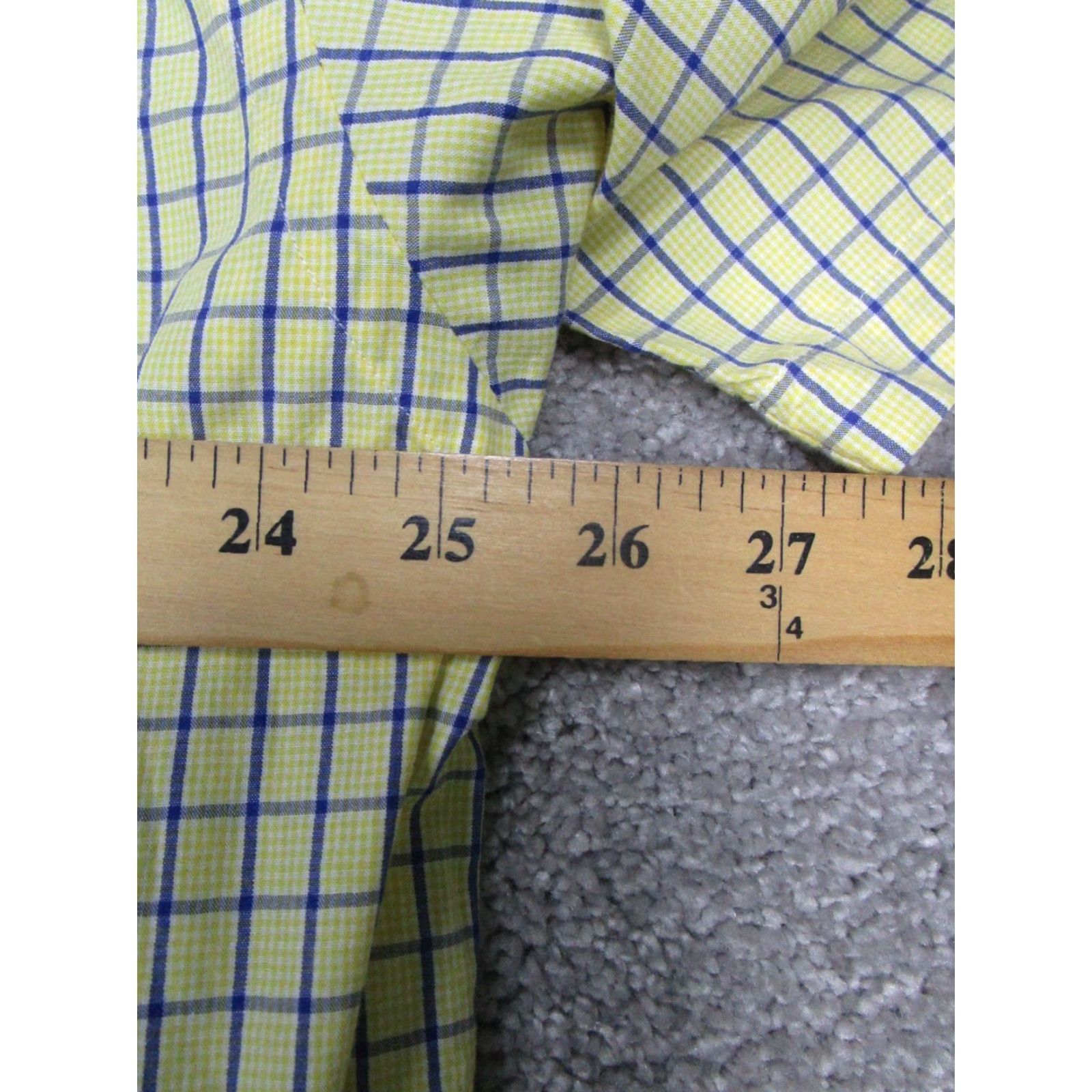 Ralph Lauren VINTAGE Ralph Lauren Shirt Mens XL Yellow Cotton Button Up Size US XL / EU 56 / 4 - 6 Thumbnail