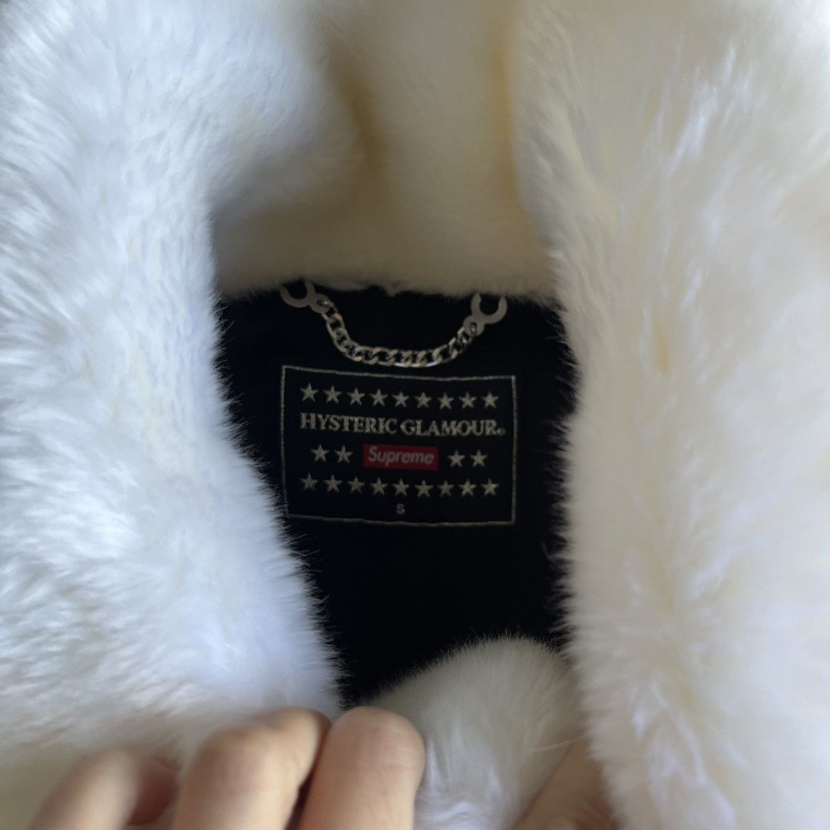 Other 17fw Supreme × Hysteric Glamour “FUCK YOU” Faux Fur Coat Size S / US 4 / IT 40 - 5 Thumbnail