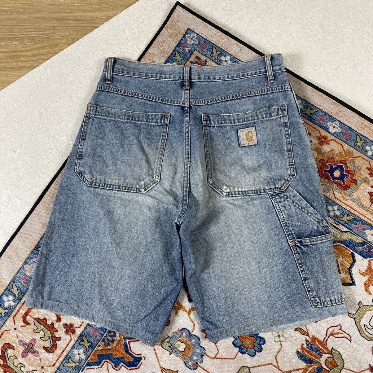 Carhartt Vtg Carhartt 100 Years Distressed Carpenter Jort Pants Size US 32 / EU 48 - 10 Thumbnail