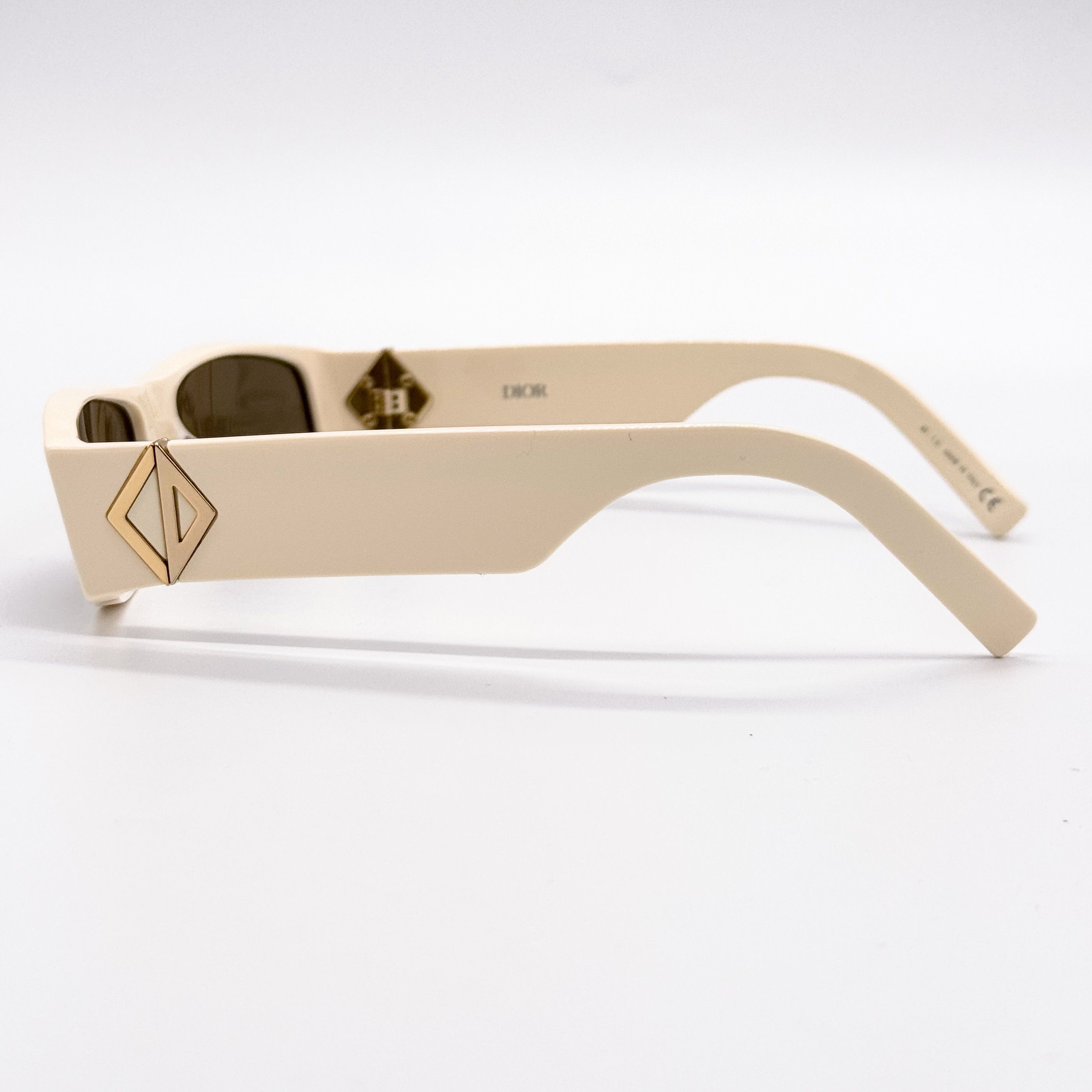 Dior NEW DIOR CD DIAMOND S1I 50F0 IVORY UNISEX SUNGLASSES Size ONE SIZE - 6 Thumbnail