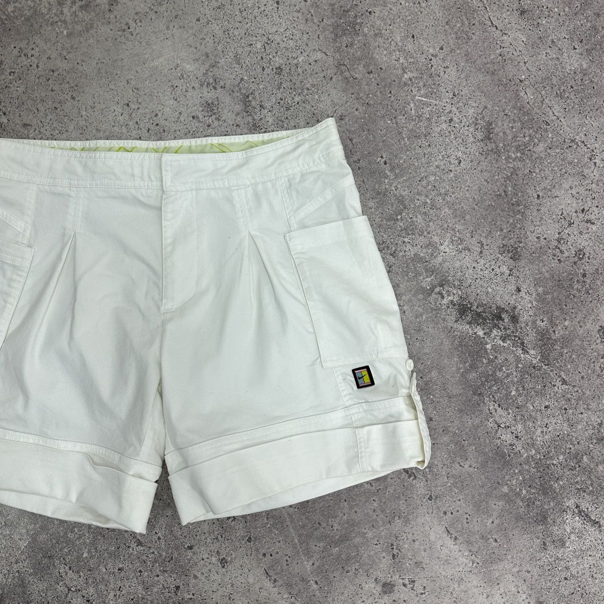 Nike Vintage 00s Nike Tennis Court Shorts cargo Y2K sportswear Size US 32 / EU 48 - 2 Thumbnail