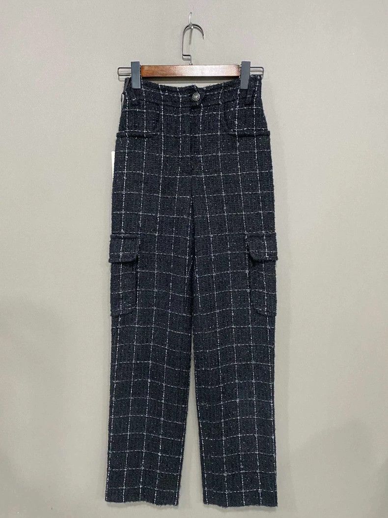Chanel Chanel Tweed braided trousers 2504-Nextarrow Size 42" / US 20 - 1 Thumbnail