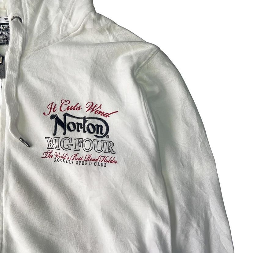 Norton Norton Motorcycle Zip Hoodie Size US XL / EU 56 / 4 - 4 Thumbnail