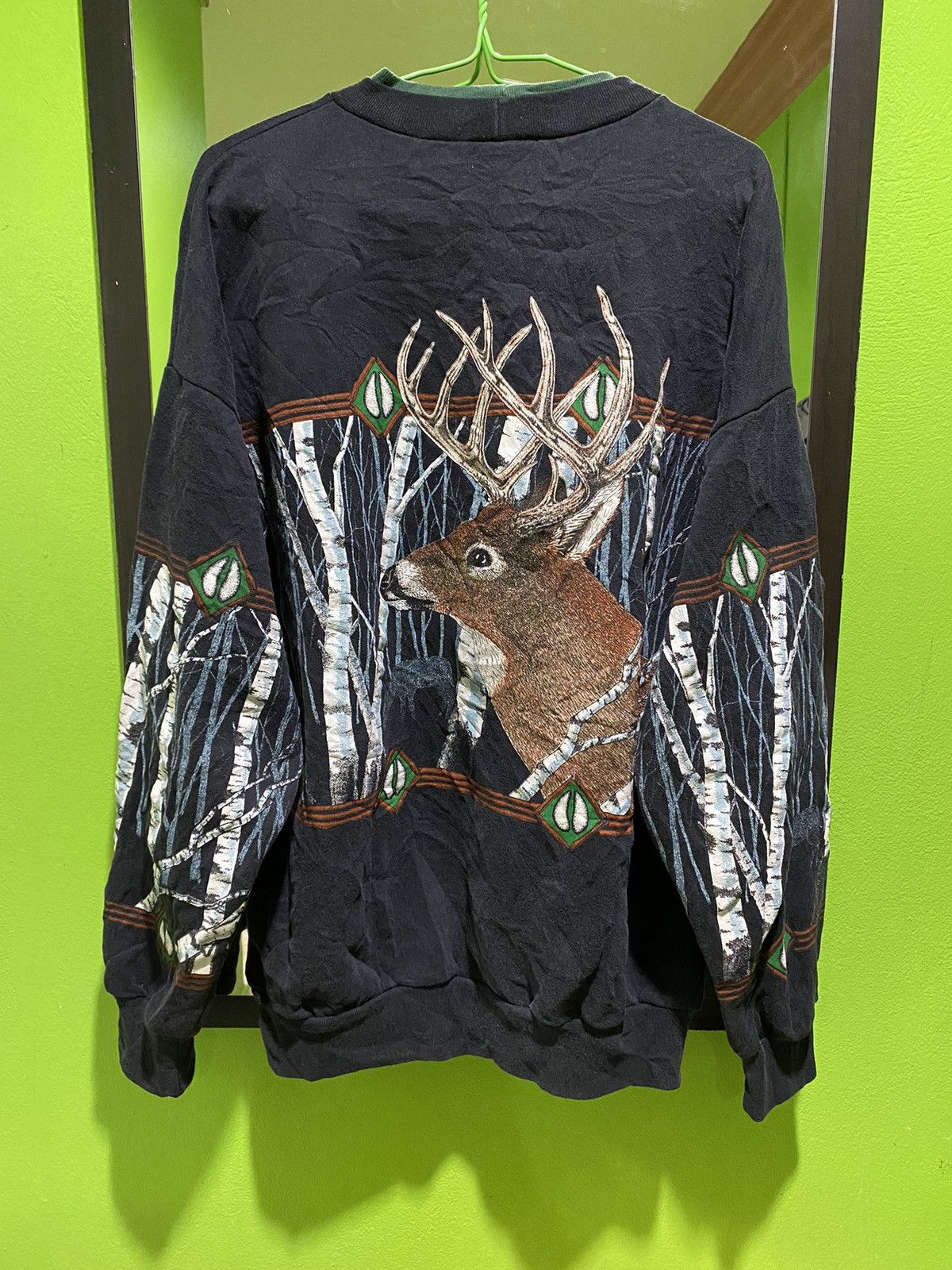 Vintage Vintage ‘90s Artisans AOP Wildlife Crewneck Sweatshirt Size US XL / EU 56 / 4 - 5 Thumbnail