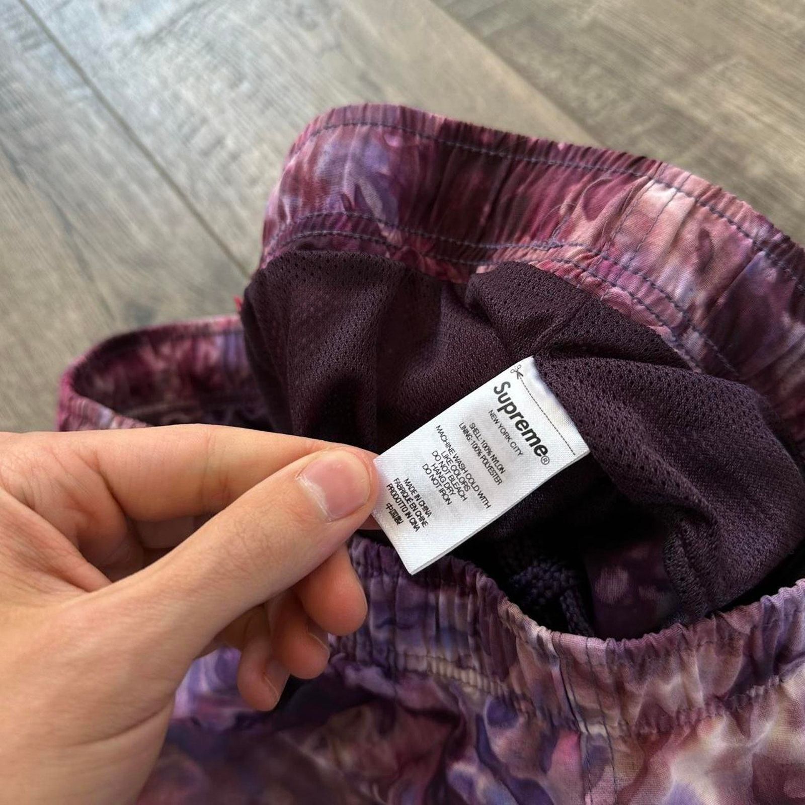 Supreme SS22 Supreme Marble TieDye Box Logo Swim Shorts Bathing Suit Size US 28 / EU 44 - 5 Thumbnail