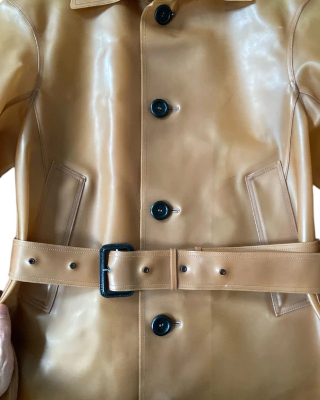 Burberry Prorsum A/W 2013 RUNWAY TRANSPARENT PVC TRENCH COAT Size US S / EU 44-46 / 1 - 4 Thumbnail
