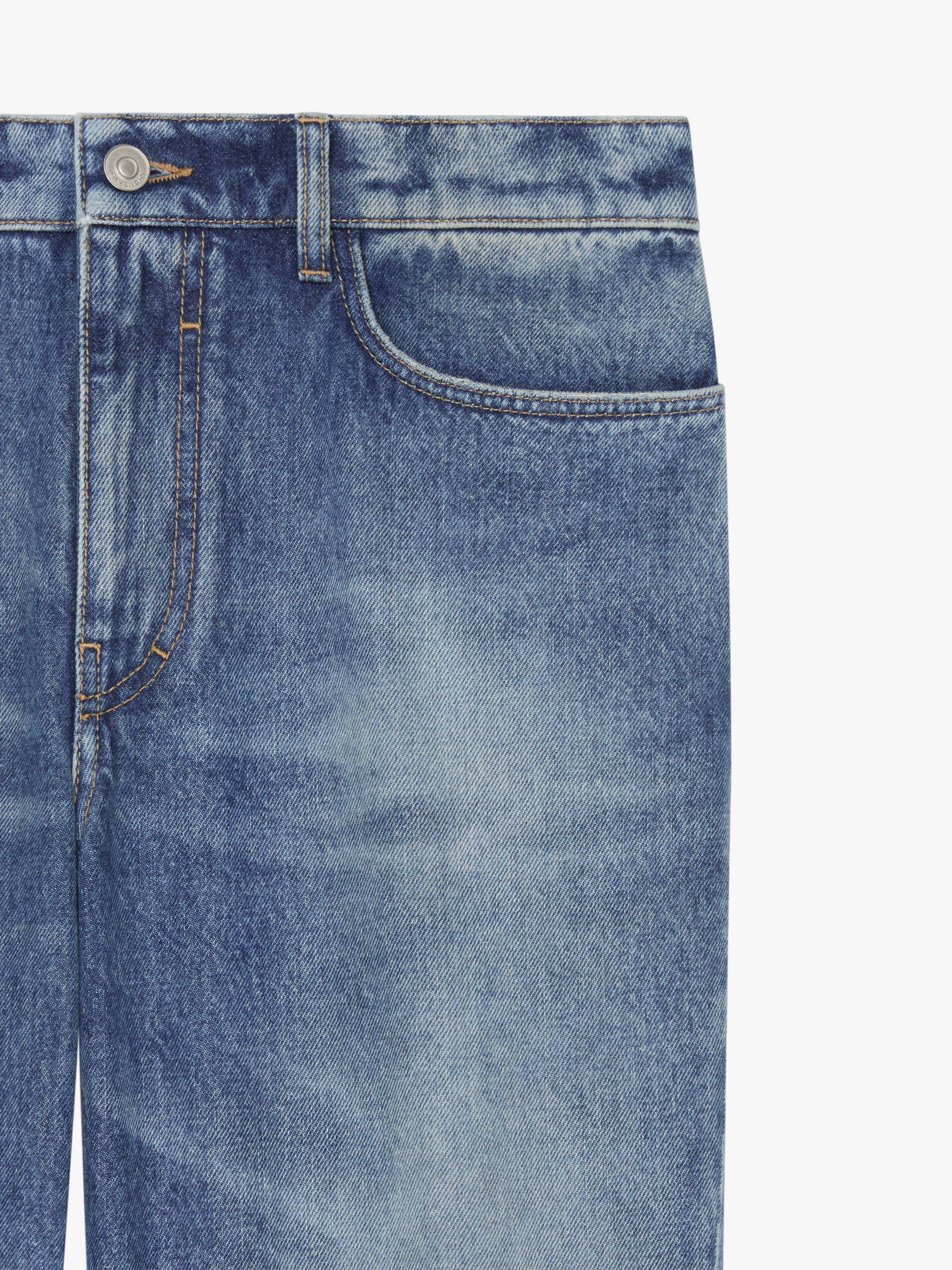 Givenchy o1w1db10426 Straight Fit Trouser Jeans in Blue Size US 32 / EU 48 - 5 Thumbnail