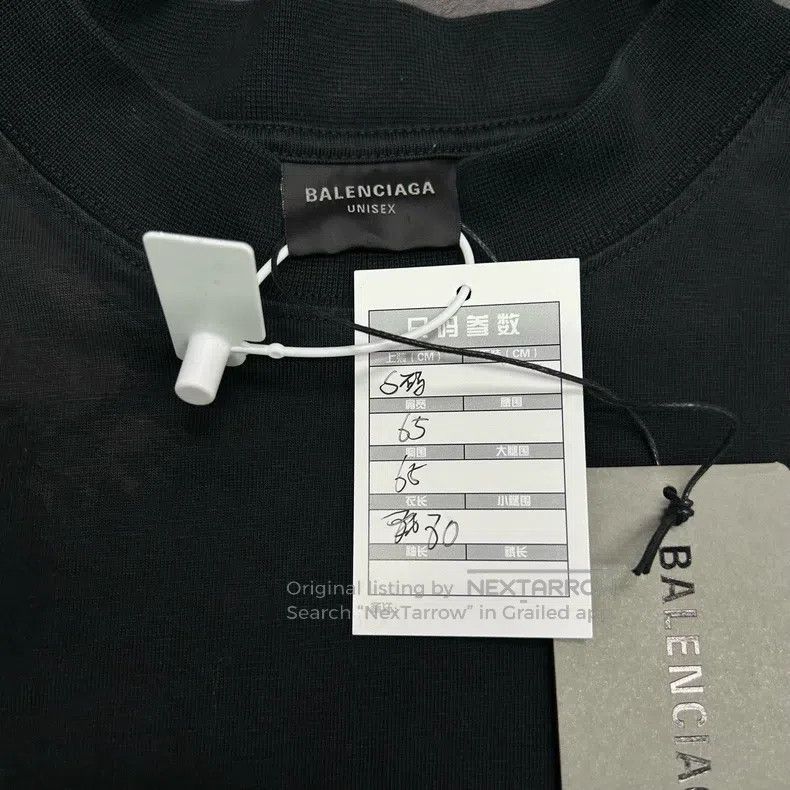 Balenciaga Balenciaga Flame Sanskrit Mud-Dyed Short Sleeve Size US S / EU 44-46 / 1 - 5 Thumbnail