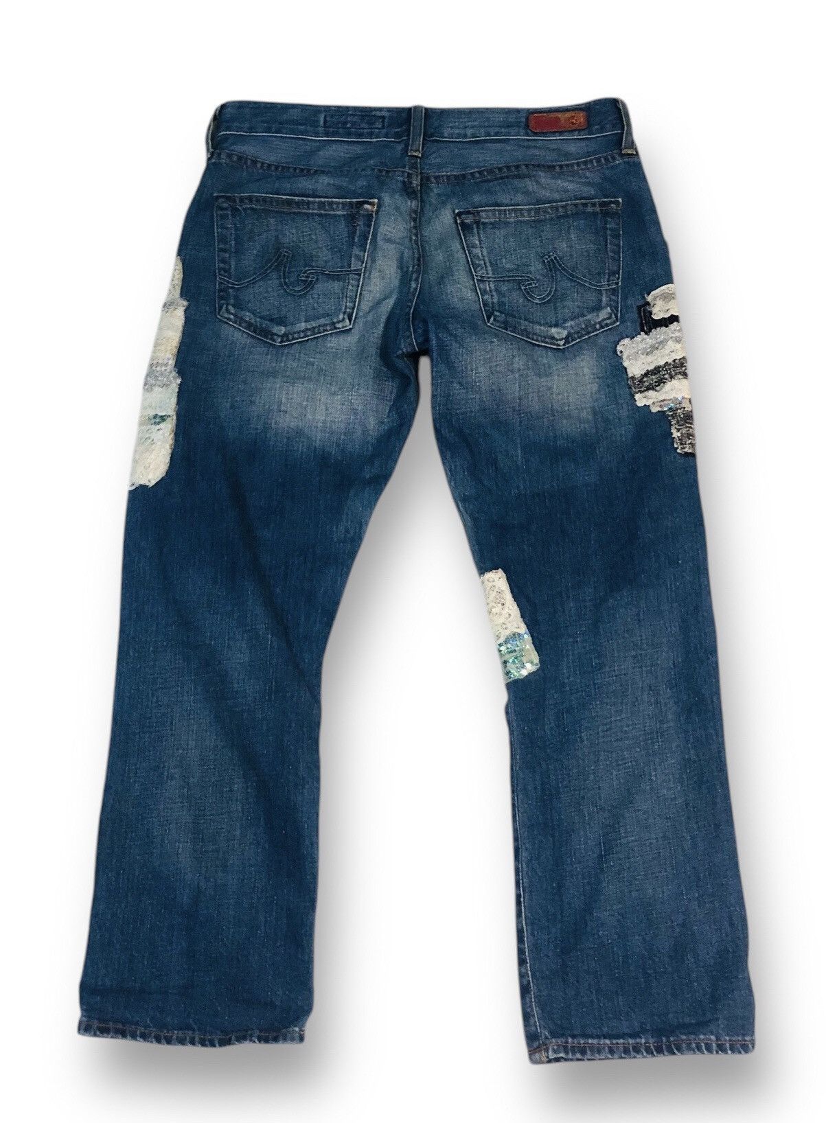 AG Adriano Goldschmied Distressed Denim Adriano Goldschmied Jeans MadeInUsa (3) Size 32" / US 10 / IT 46 - 2 Thumbnail