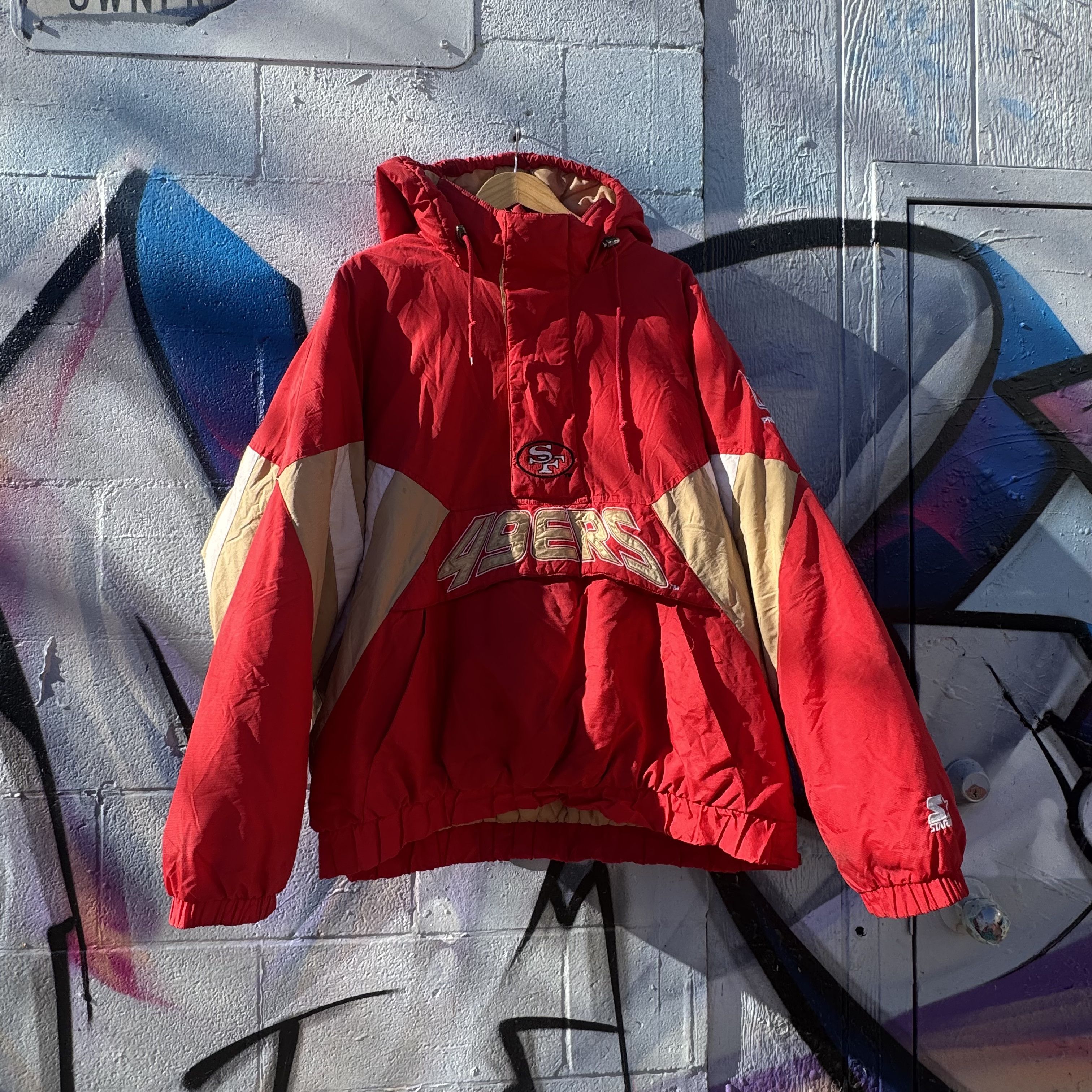 Starter Vintage San Francisco 49ers Starter Pullover Size US XL / EU 56 / 4 - 7 Thumbnail