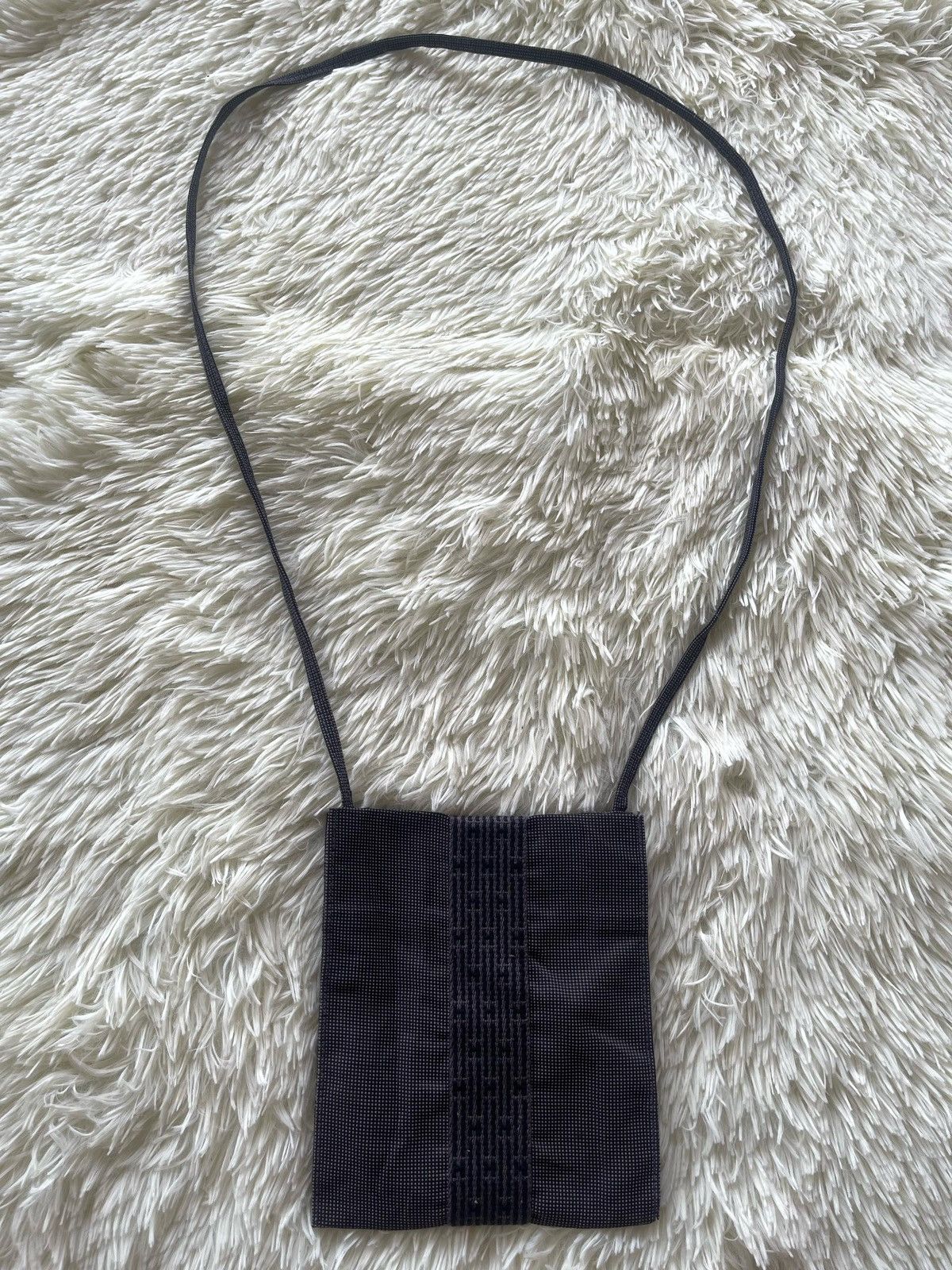Hermes × Vintage Hermes Toile Herline Pochette Crossbody Bag Size ONE SIZE - 4 Thumbnail