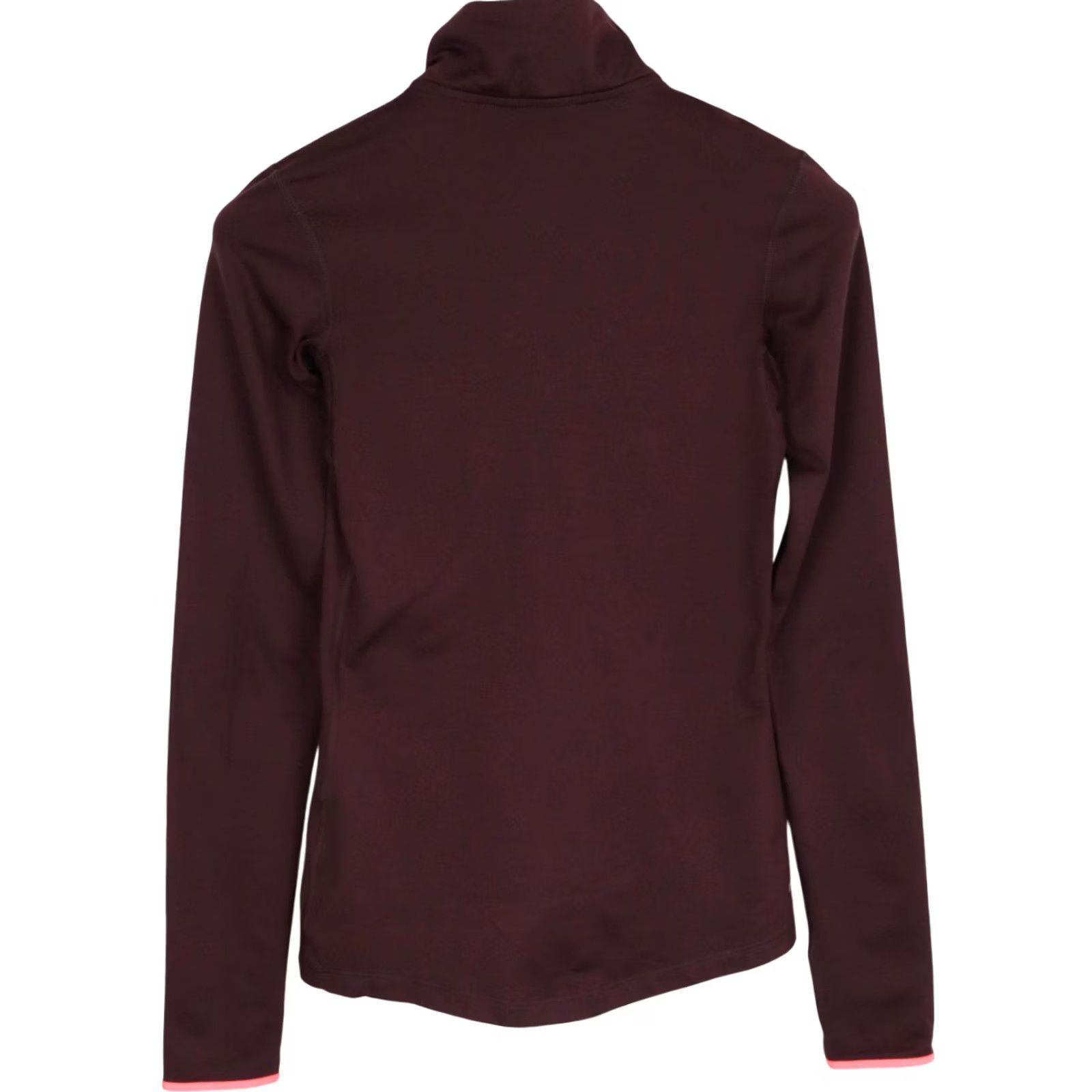Nike Nike Pro Dri-Fit Sweatshirt Women's Small Pullover Half Zip Neck Burgundy Size S / US 4 / IT 40 - 2 Thumbnail