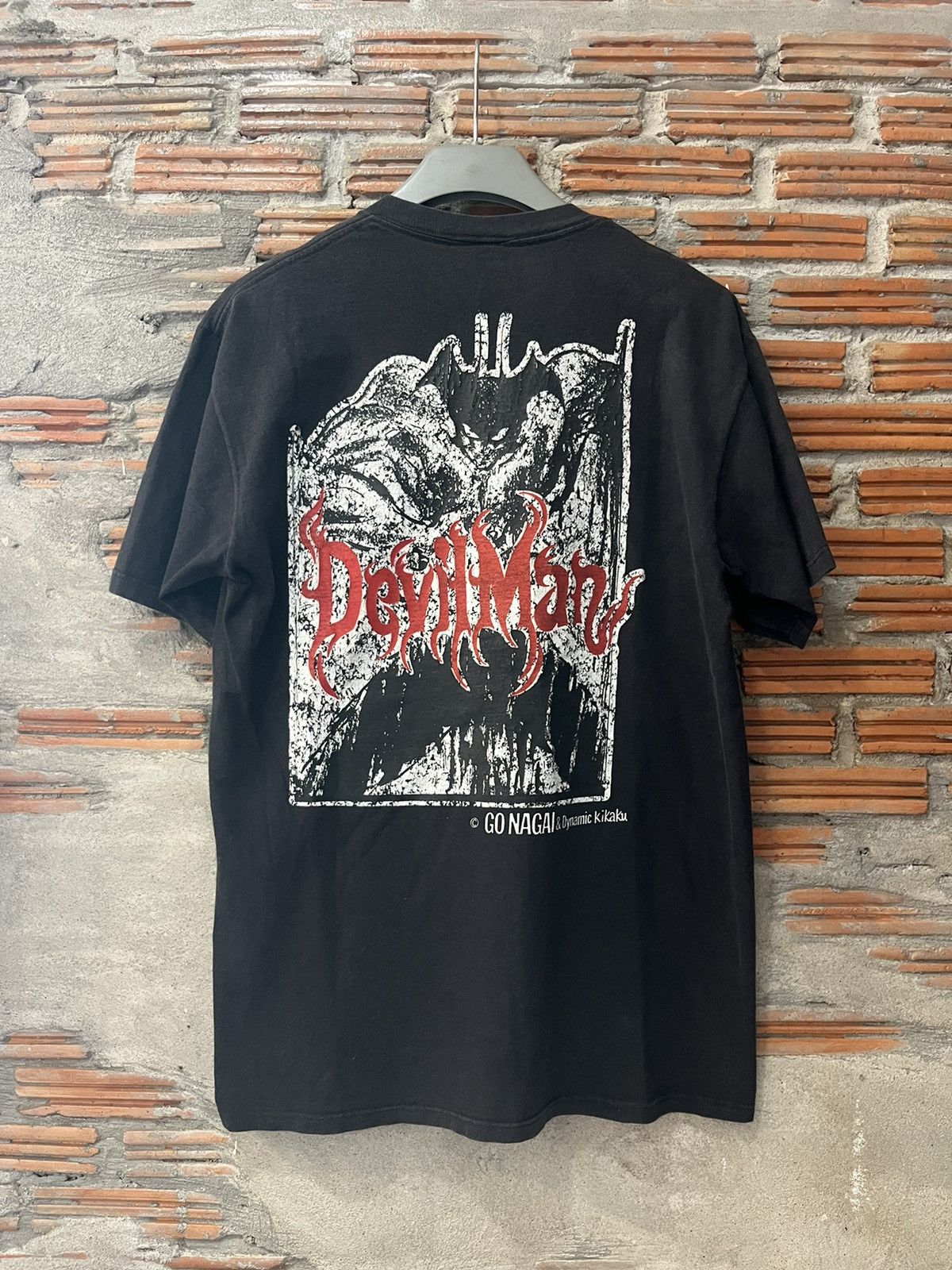 Anime Vintage 1993’s Devilman Go Nagai Anime T-Shirt Size US L / EU 52-54 / 3 - 3 Thumbnail