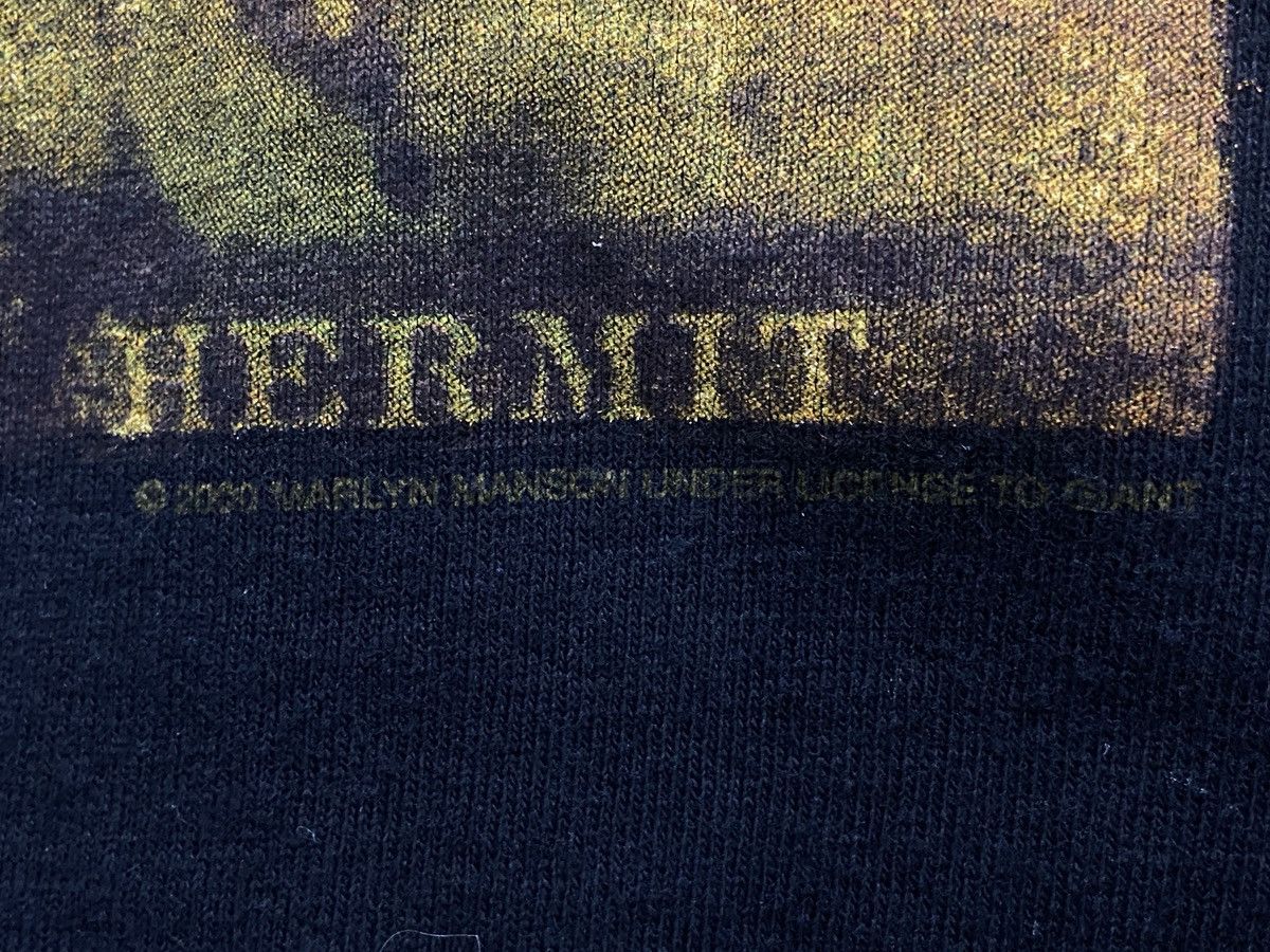 Band Tees × Vintage Vintage 90s 00s MARILYN MANSON Giant Industrial Tour TShirt Size US L / EU 52-54 / 3 - 11 Thumbnail