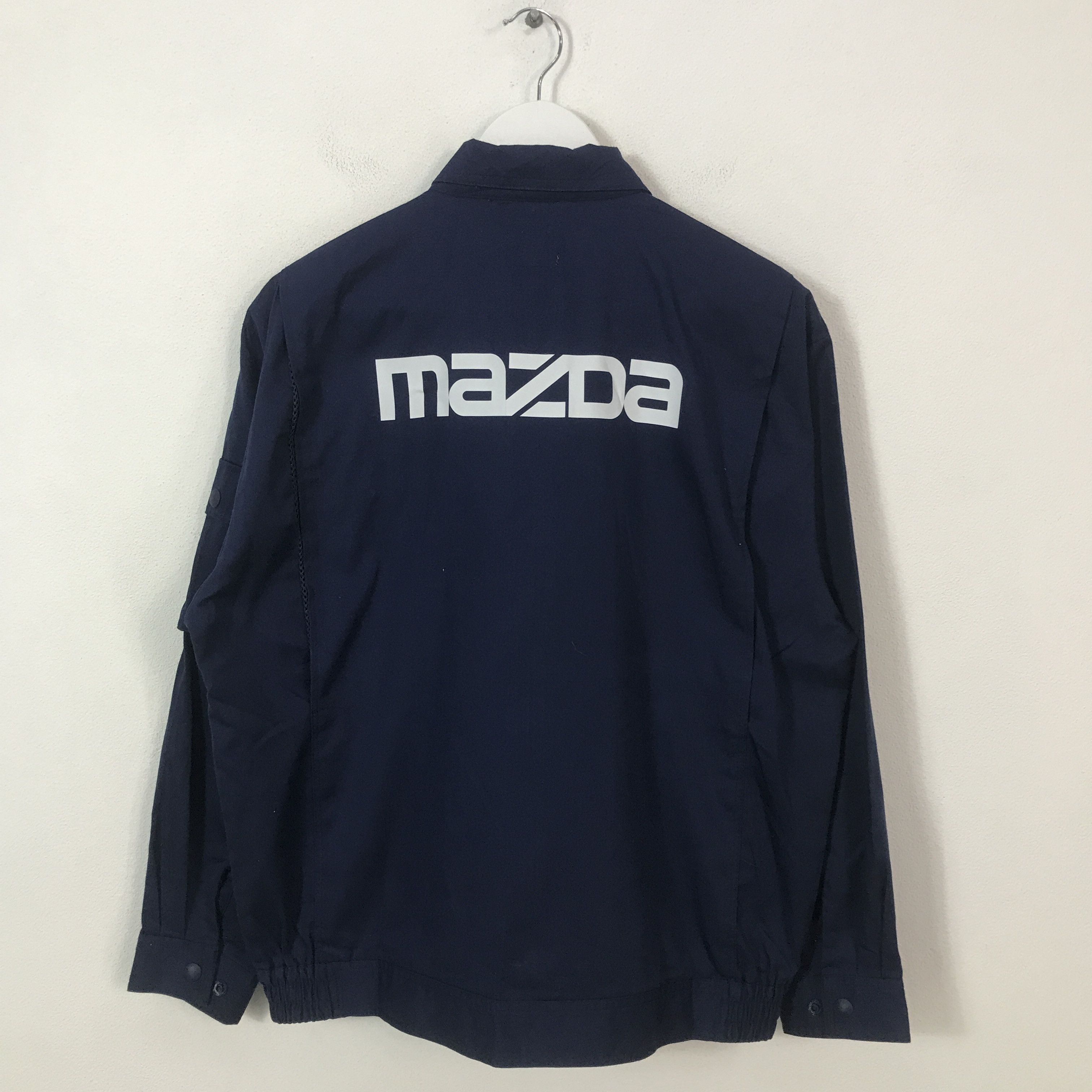 Japanese Brand Vtg mazda motorsport navy custom jacket K70B7 Size US L / EU 52-54 / 3 - 1 Thumbnail