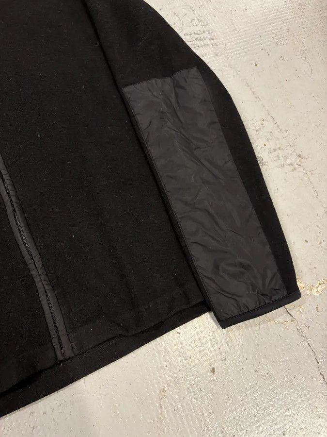 Prada 2000s Prada Black Wool & Nylon Fleece Hybrid Jacket Size US M / EU 48-50 / 2 - 8 Thumbnail